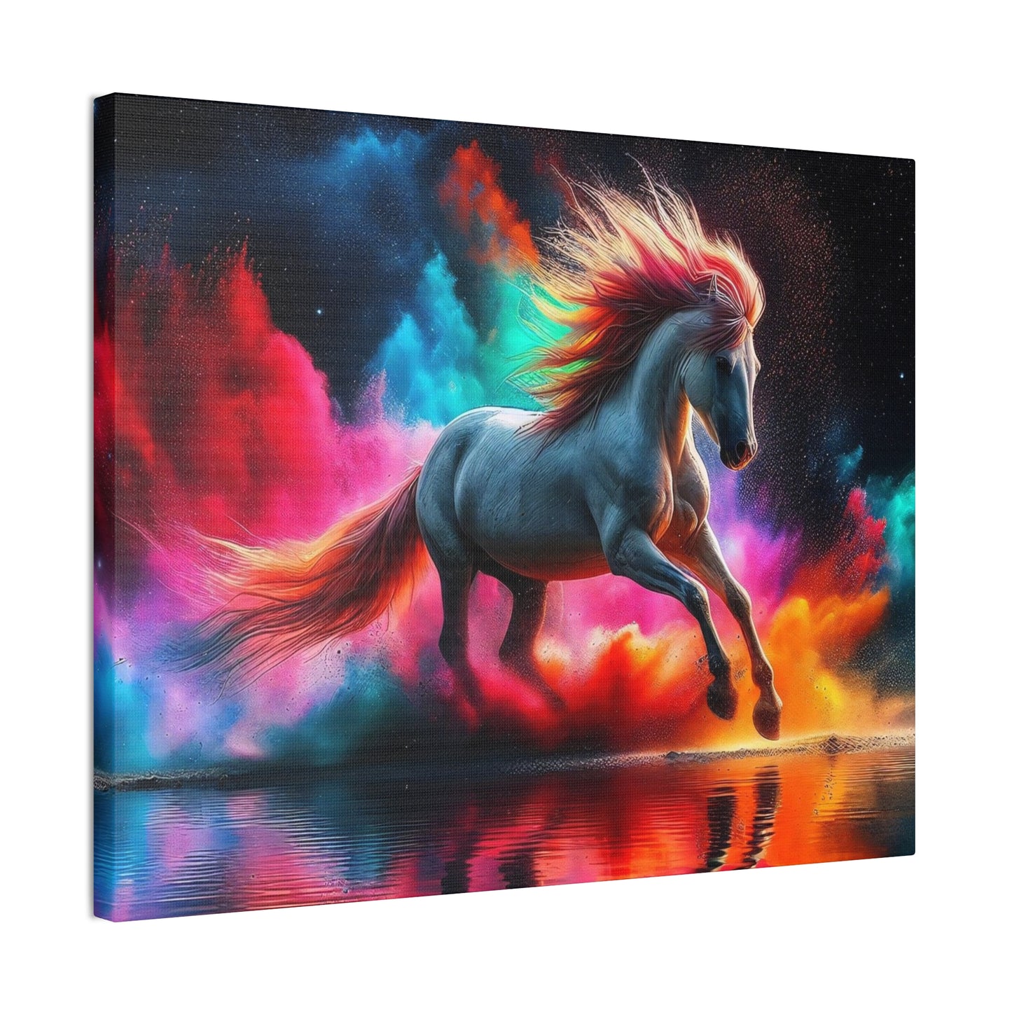 Colorful Horse - Canvas Stretched, 0.75"