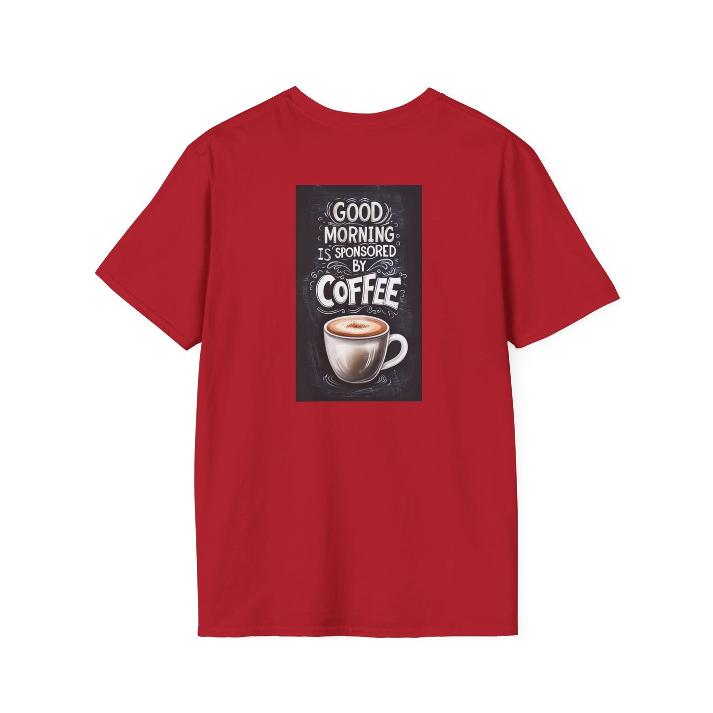 Sponsored by Coffee - Unisex Softstyle T-Shirts