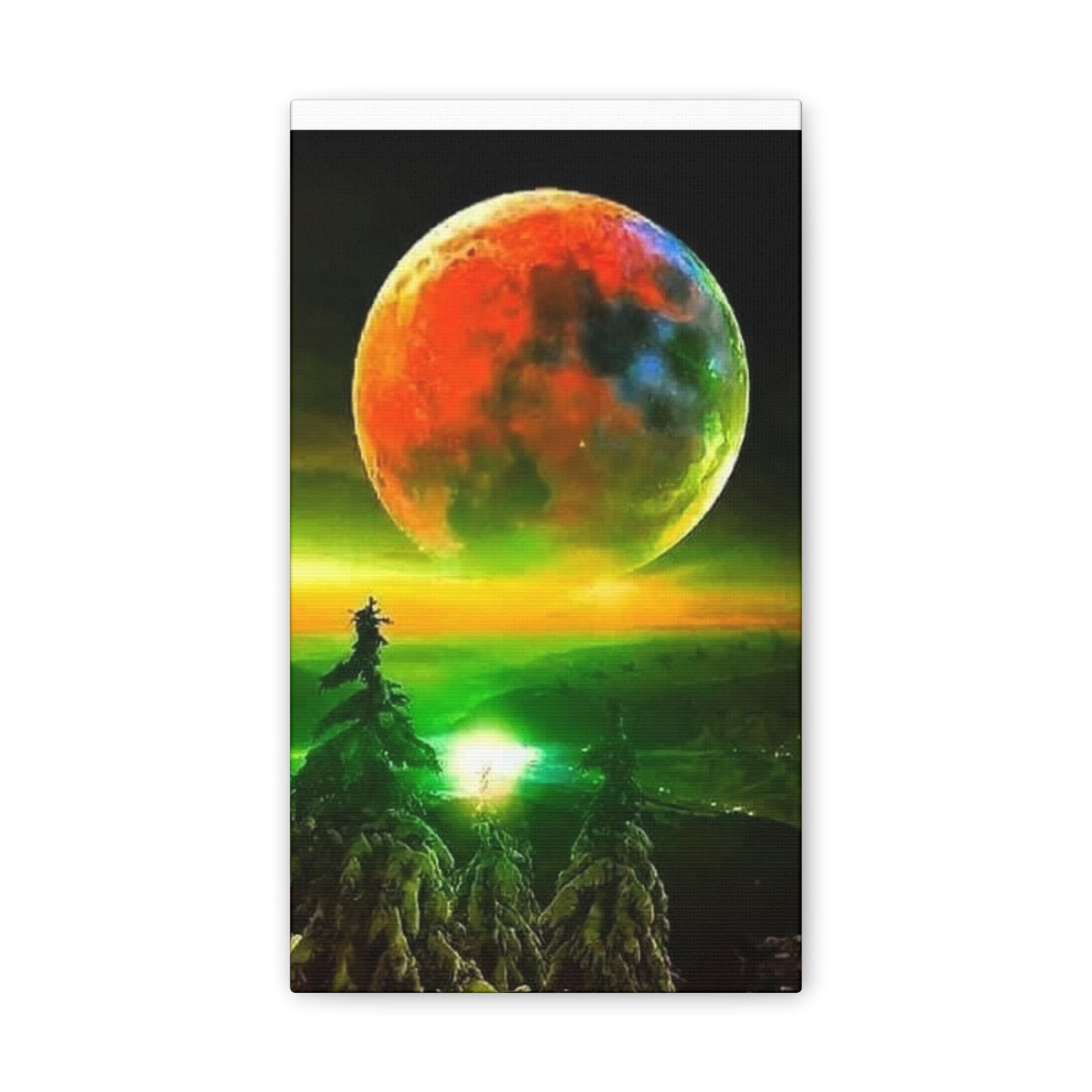 Harvest Moon - Canvas Stretched, 0.75"