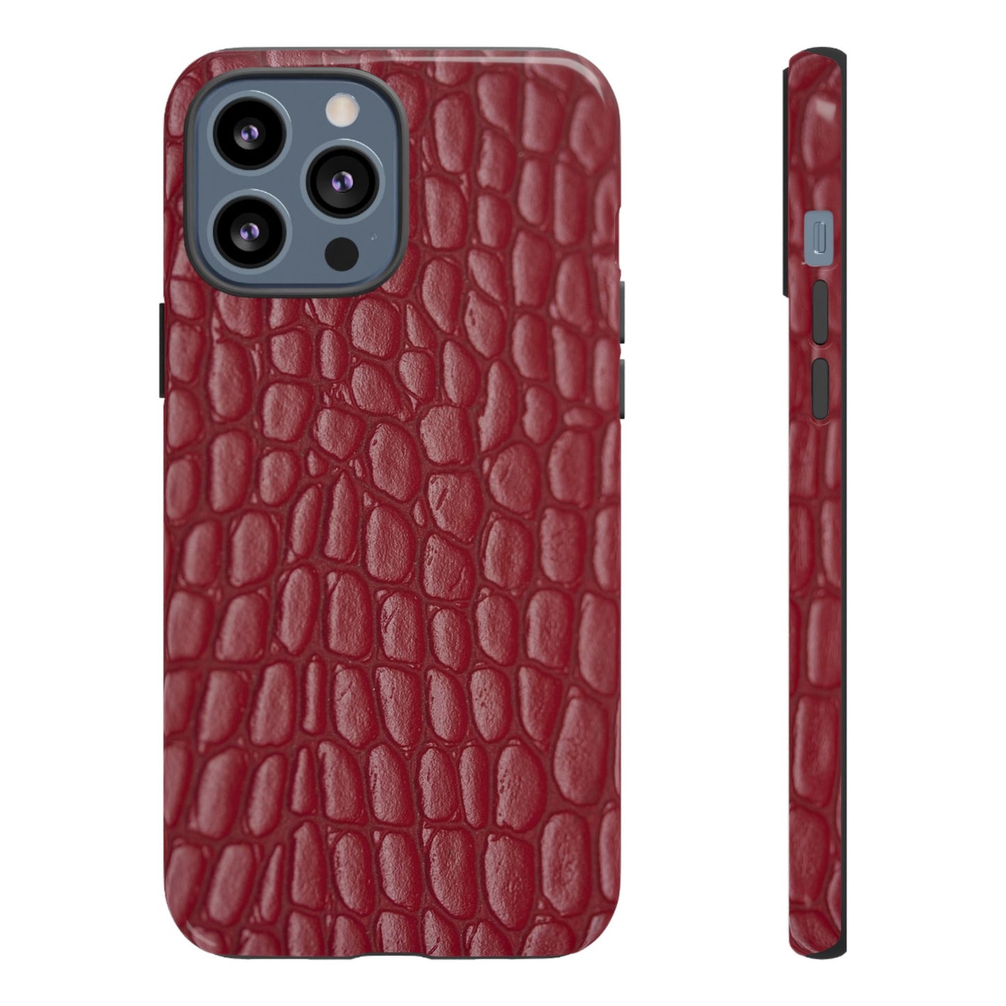 Red Leather - Tough Cases - Whimsical Phone Cases