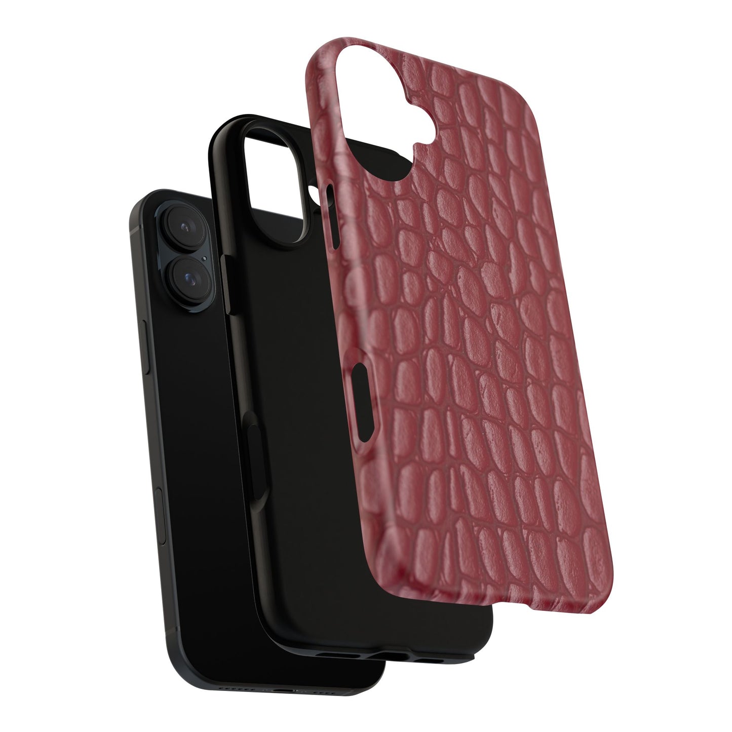 Red Leather - Tough Cases - Whimsical Phone Cases