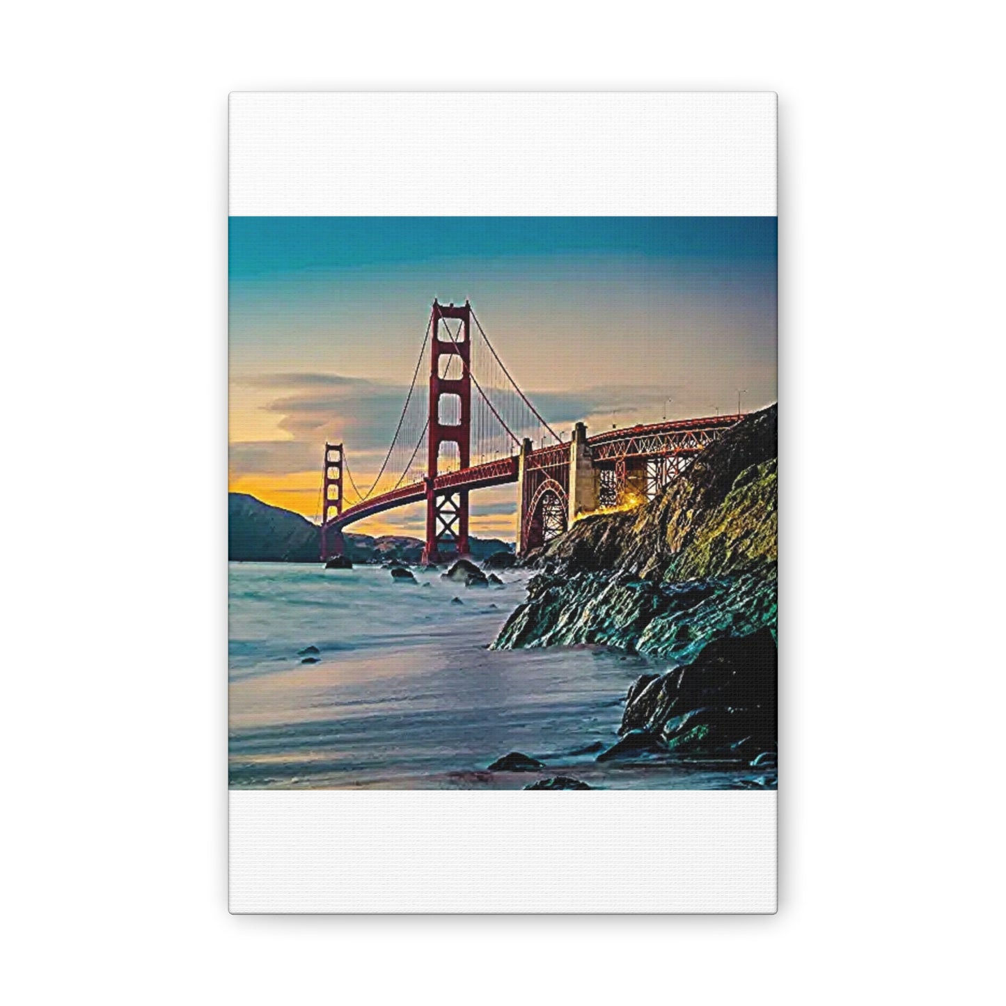 Golden Gate - Canvas Stretched, 0.75"