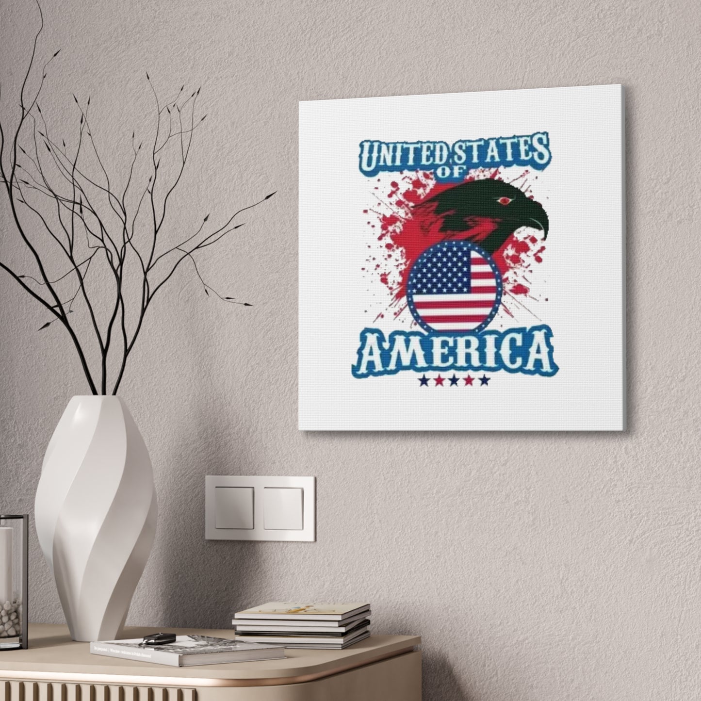 United States of America - Canvas Stretched, 0.75"