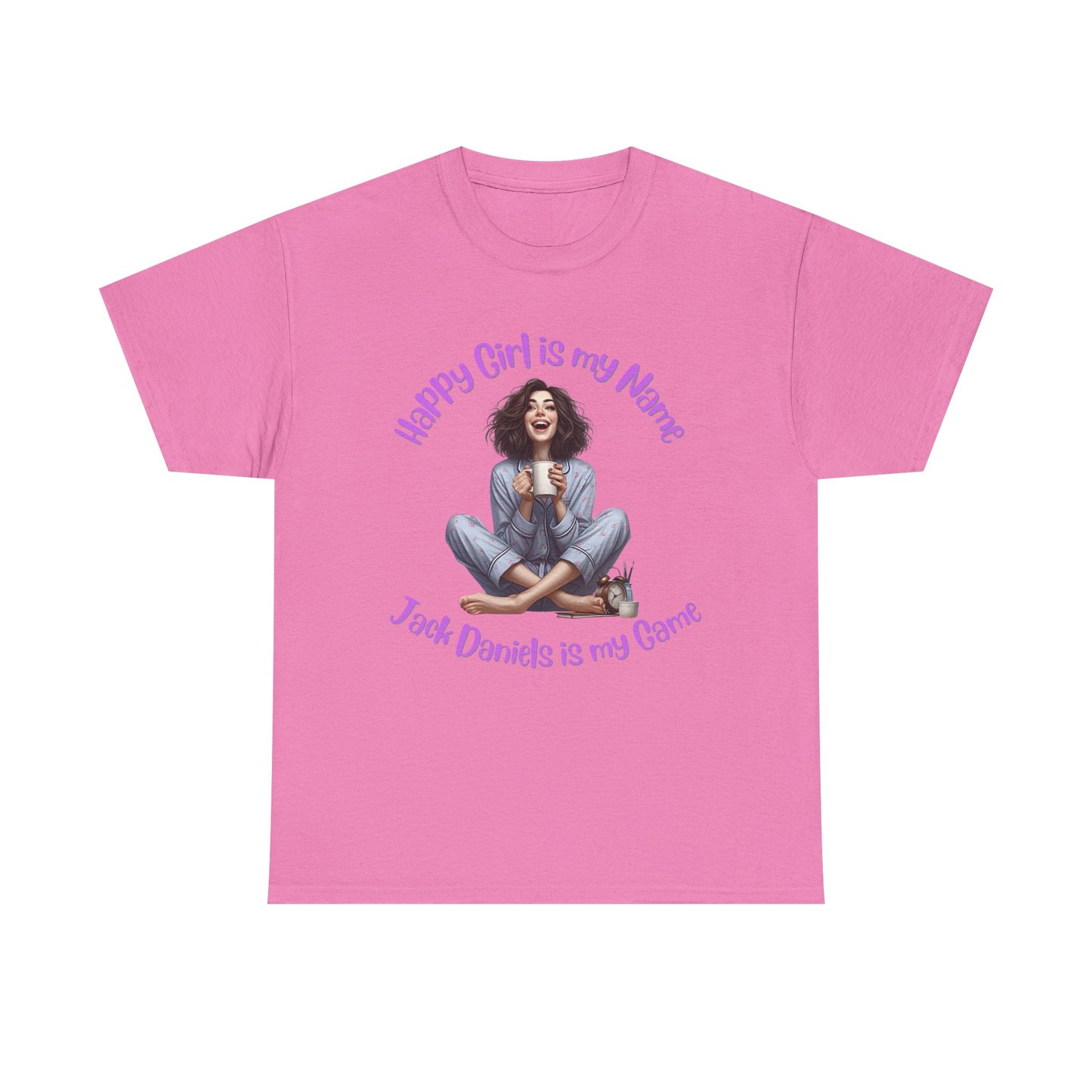 Happy Girl -Unisex Heavy Cotton Tee - Mother's Day - T-Shirts