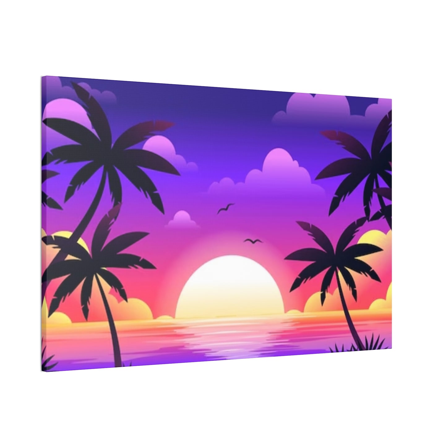 Island Sunset - Canvas Stretched, 0.75"