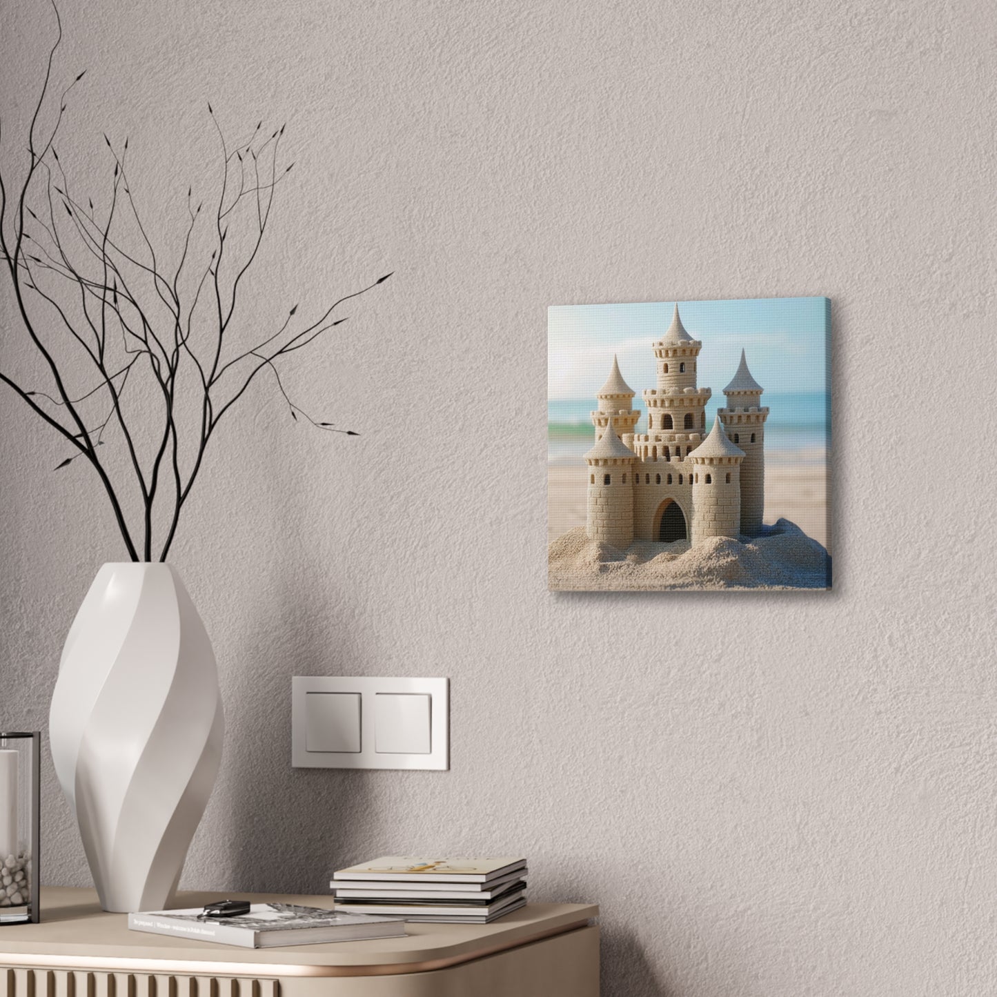 Sand Castle - Canvas Stretched, 0.75"