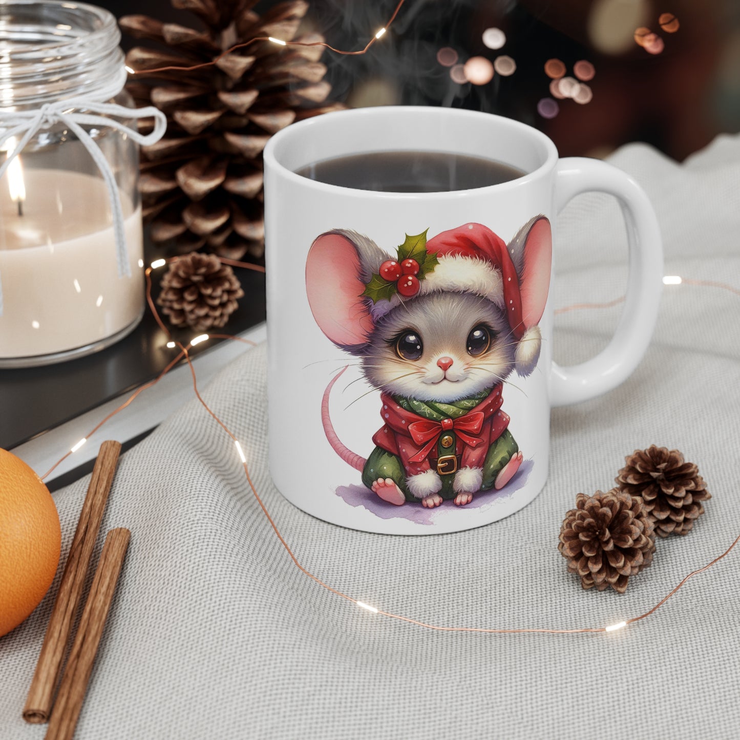 a-Christmas Mouse _ Mug 11oz