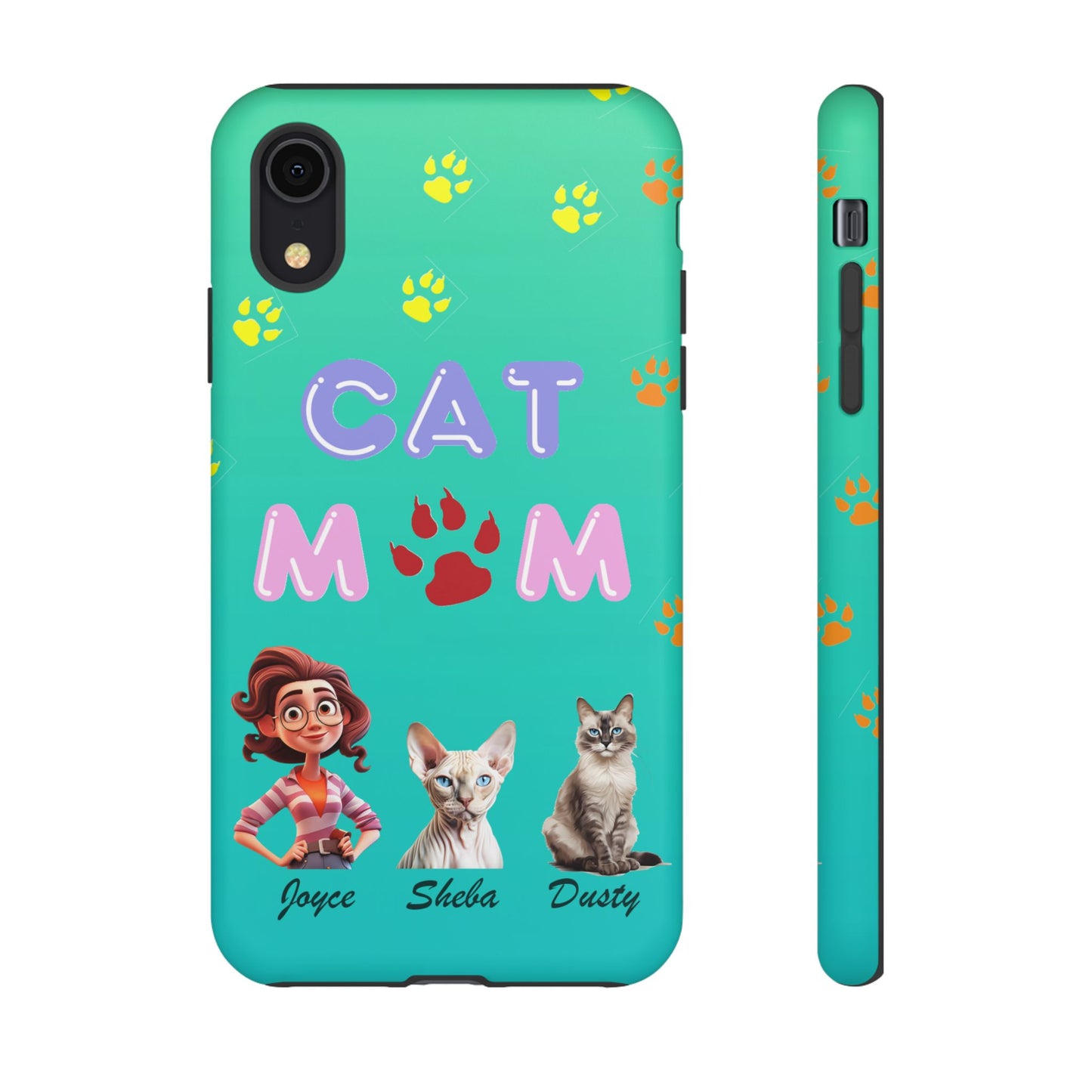 Cat Mom - Tough Cases - Mother's Day - Whimsical