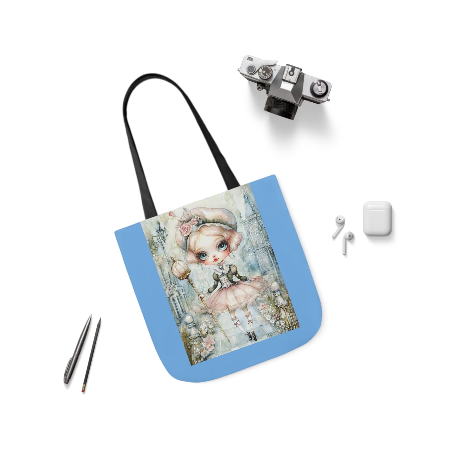 Tiny Dancer - Canvas Tote Bag, 5-Color Straps