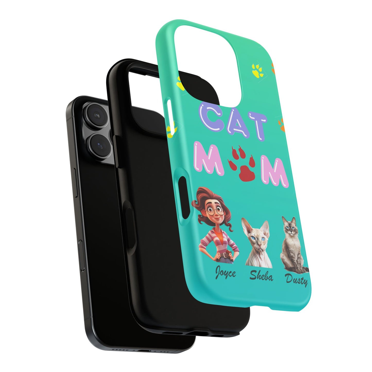 Cat Mom - Tough Cases - Mother's Day - Whimsical