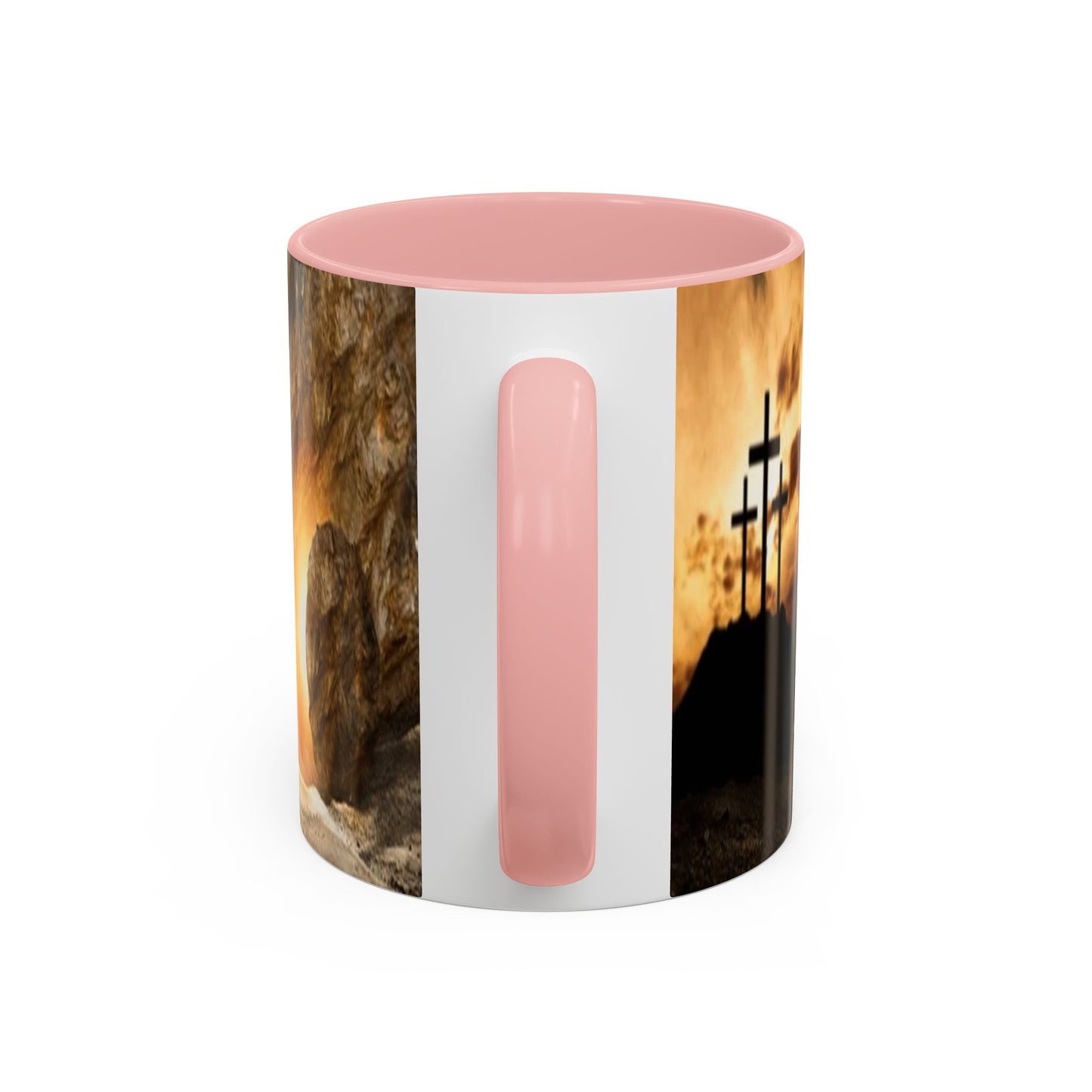 He is Risen -Accent Coffee Mug (11, 15oz) - Easter - Mother's Day - Father's Day