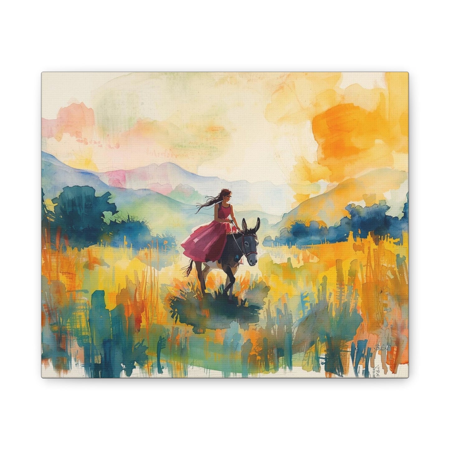 Girl in the Field - Canvas Stretched, 0.75" - Wall Art 2026 - Individuals