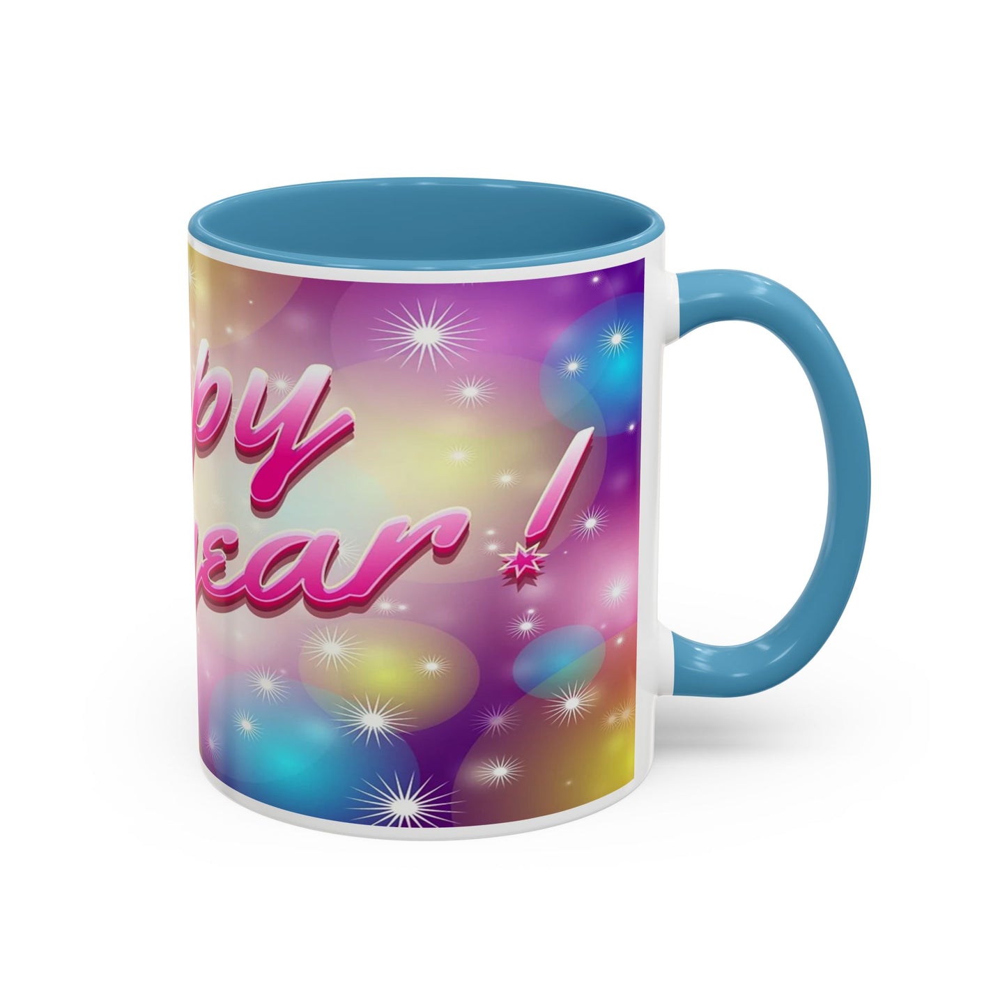 Happy New Year - Accent Coffee Mug (11, 15oz)