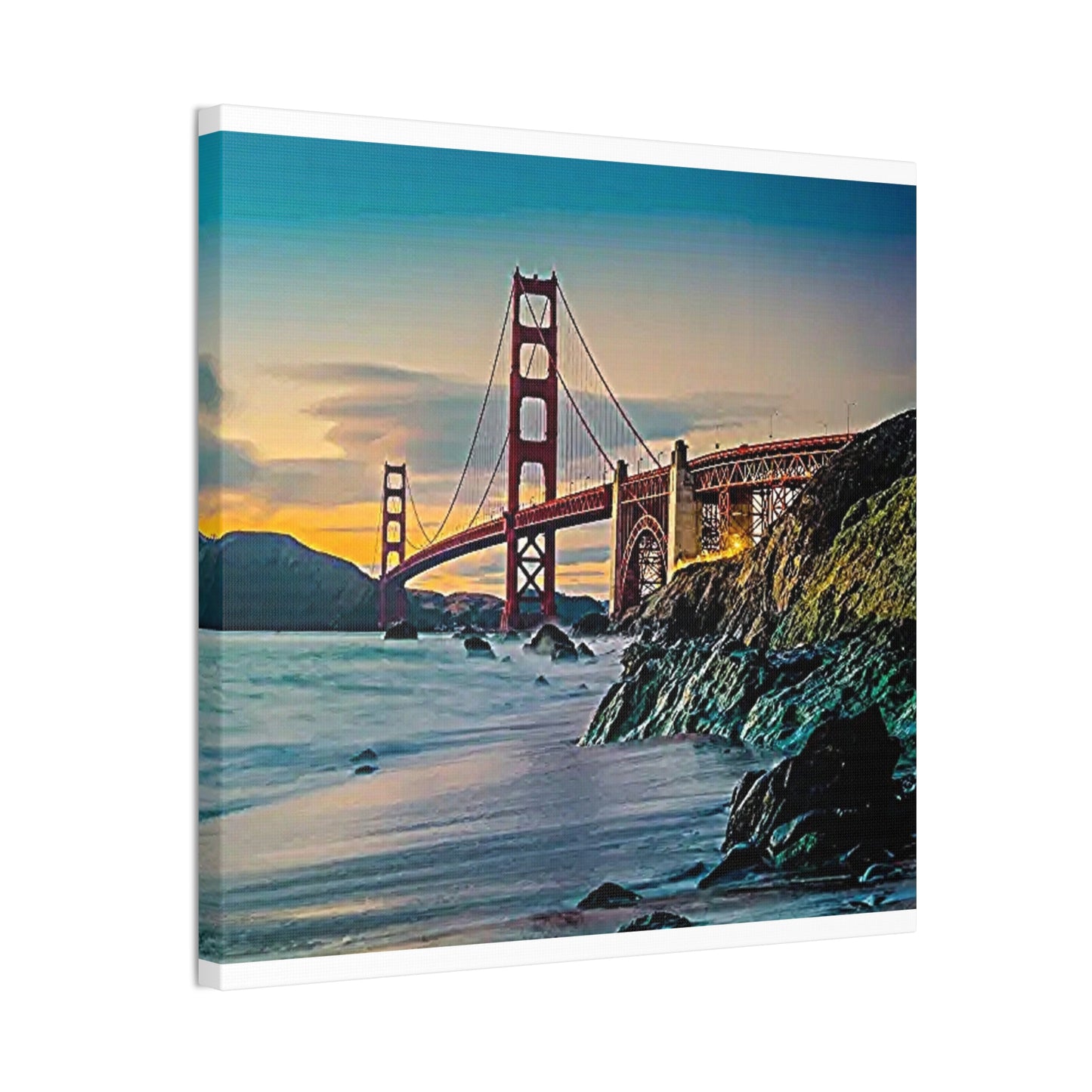 Golden Gate - Canvas Stretched, 0.75"