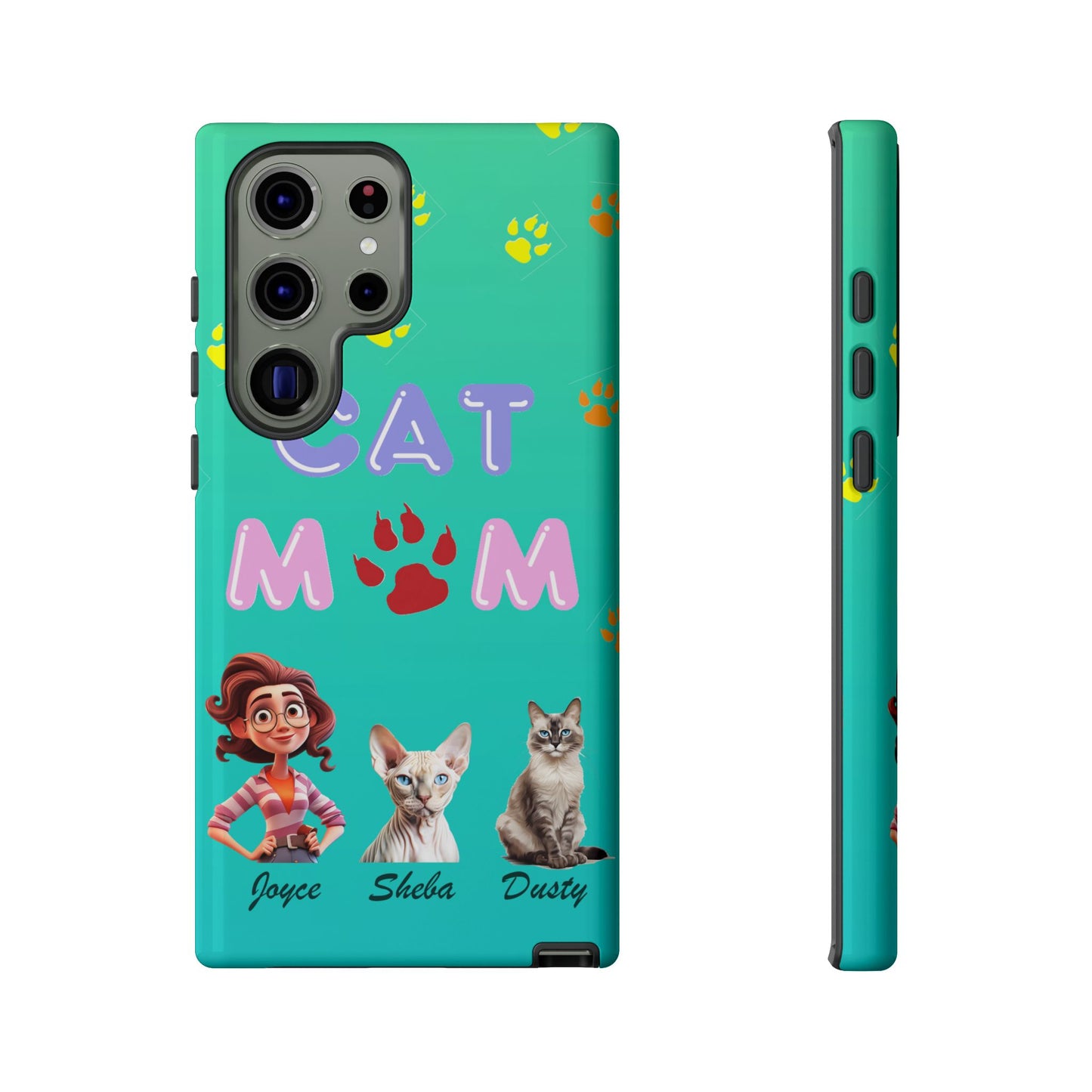 Cat Mom - Tough Cases - Mother's Day - Whimsical