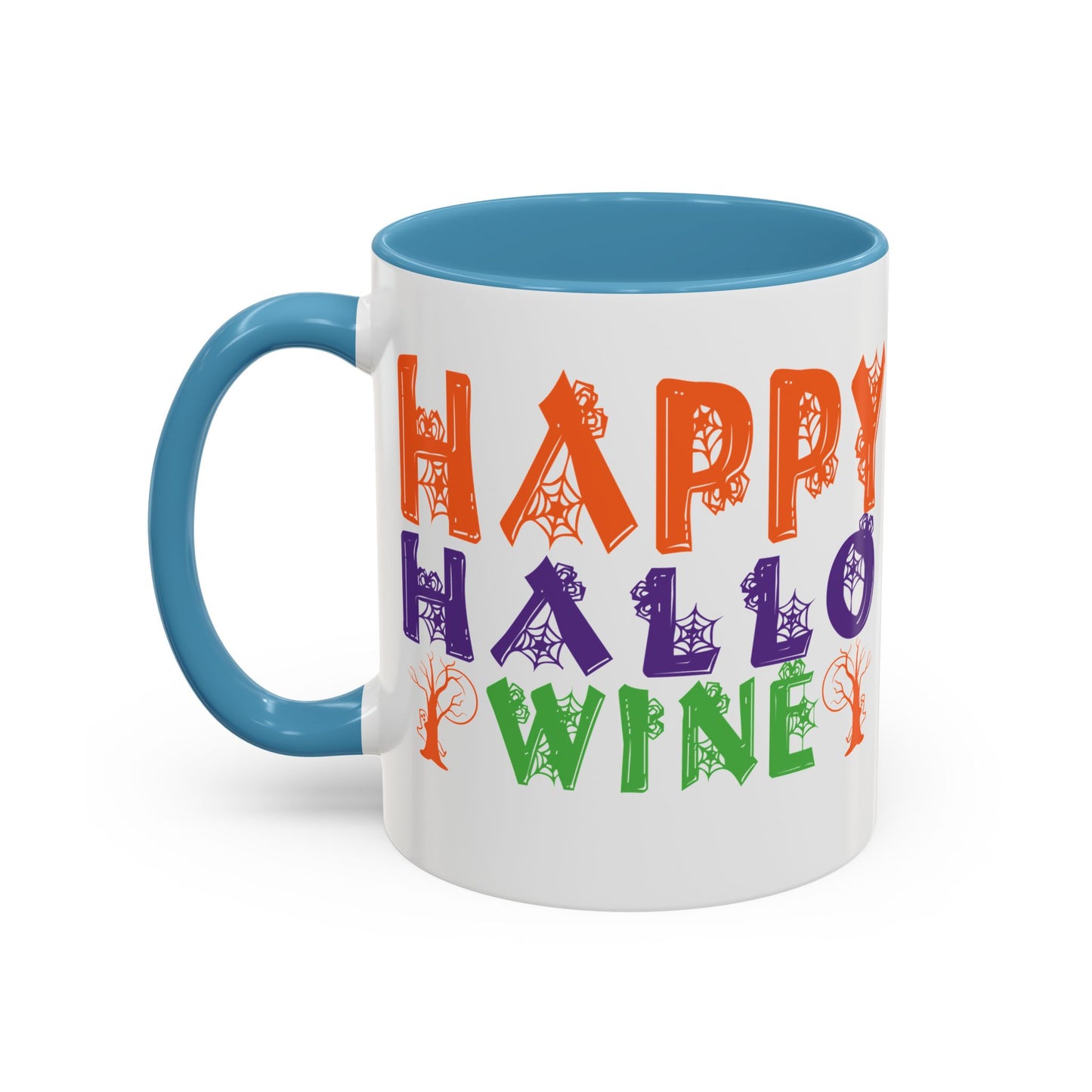 Happy Hallo Wine -Accent Coffee Mug (11, 15oz) - Halloween