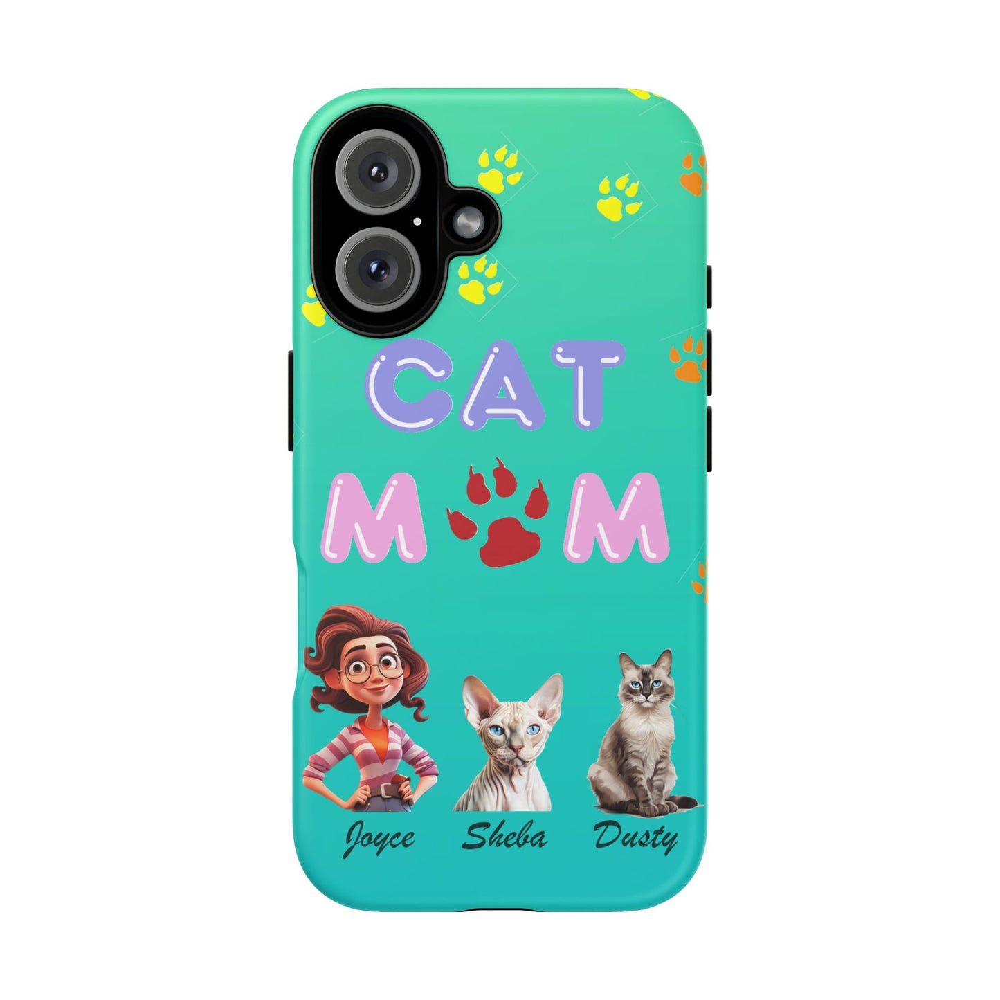 Cat Mom - Tough Cases - Mother's Day - Whimsical