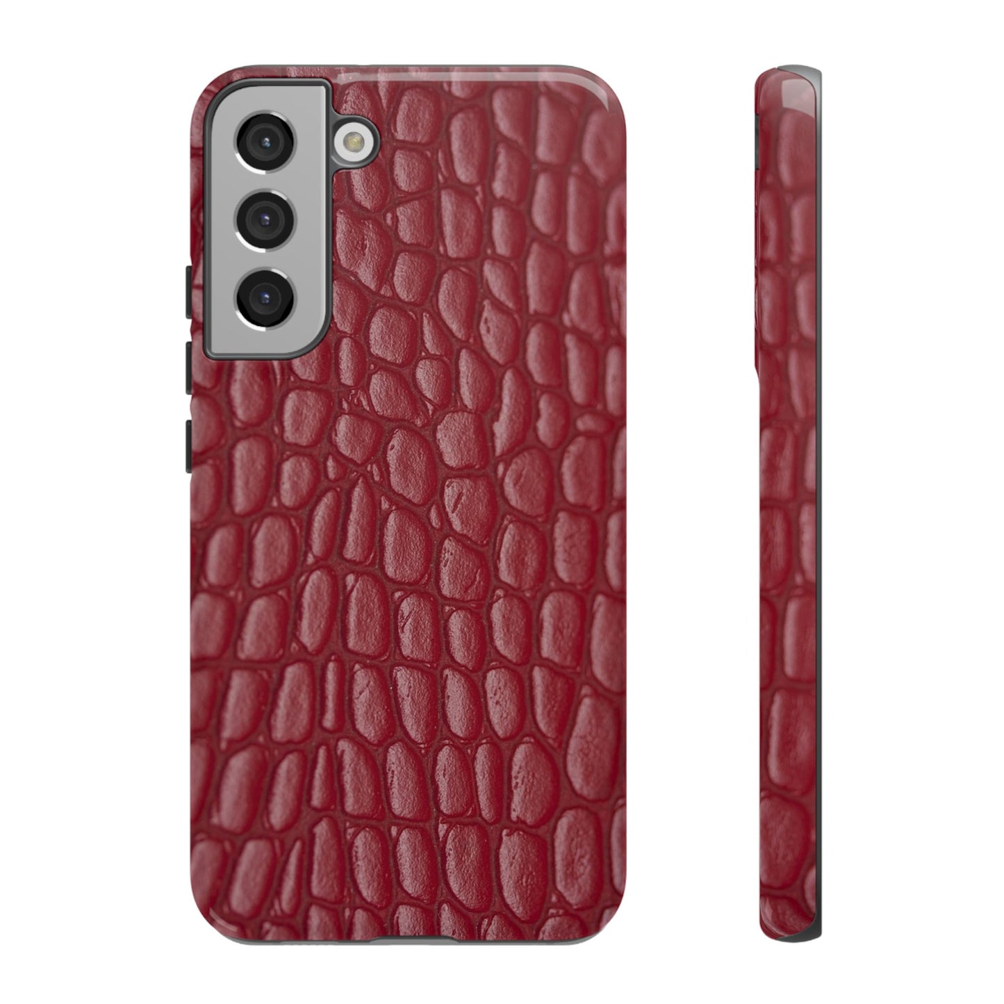 Red Leather - Tough Cases - Whimsical Phone Cases