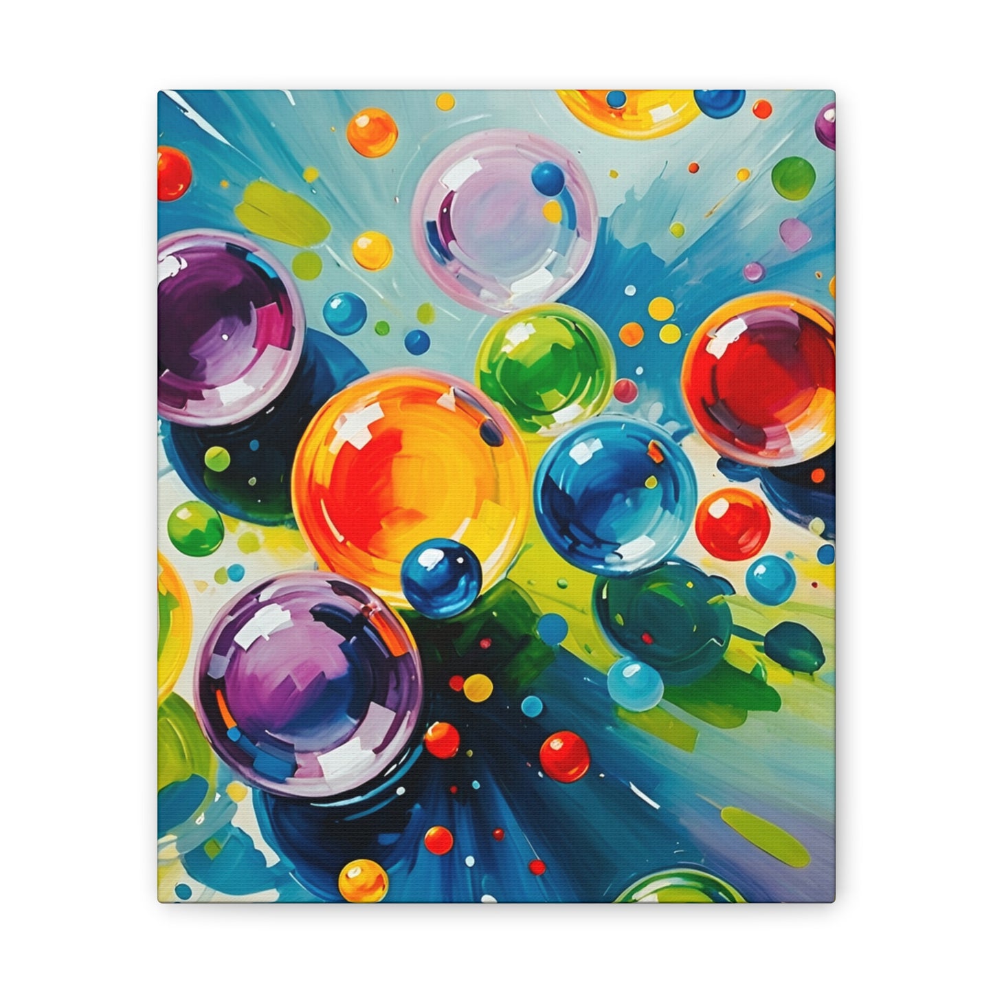 Colored Balls - Canvas Stretched, 0.75"