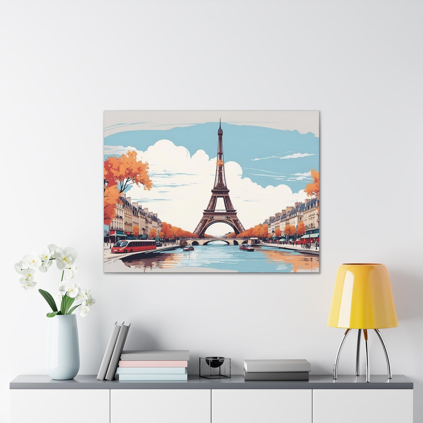 Eiffel Tower - Canvas Stretched, 0.75"