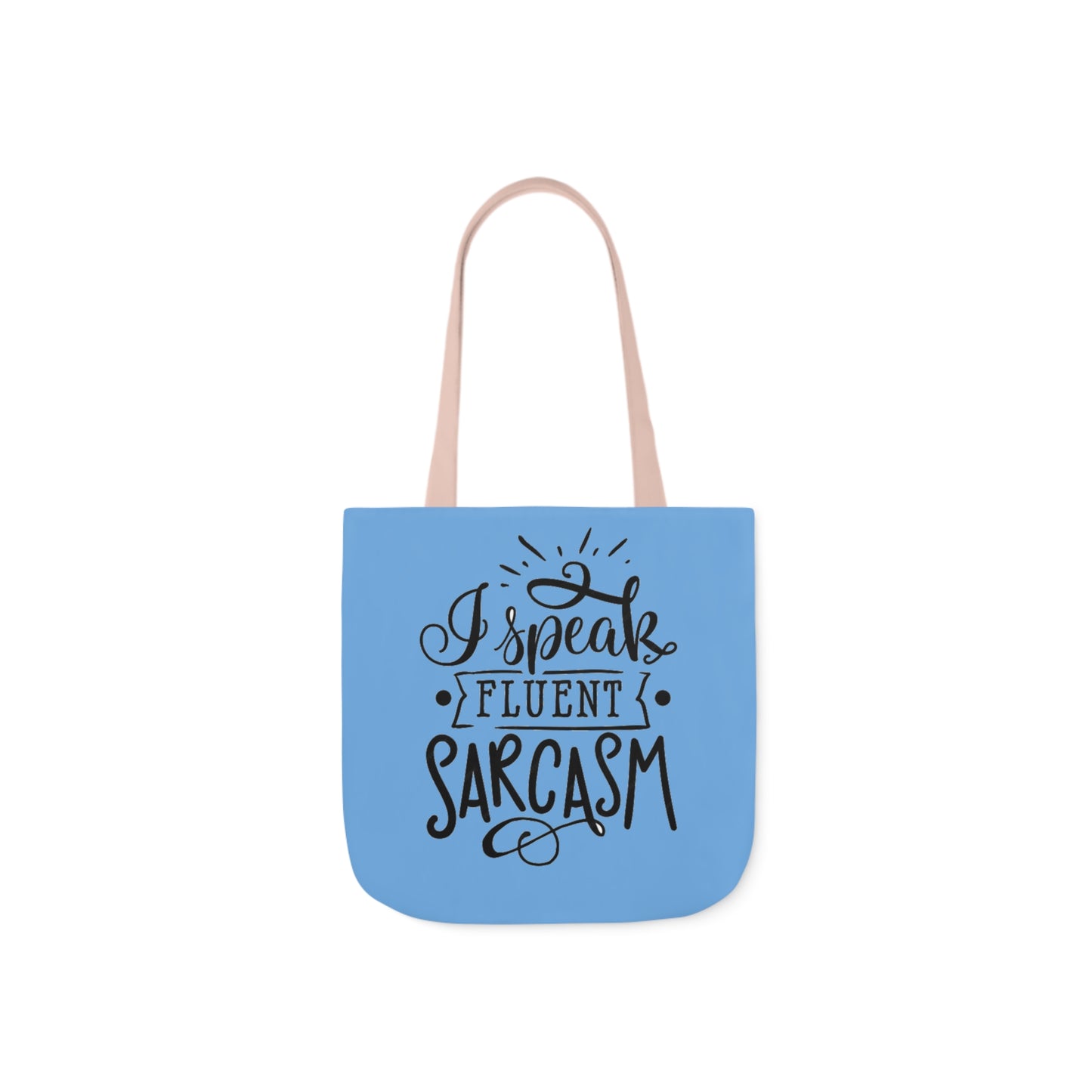 I Speak - Canvas Tote Bag, 5-Color Straps