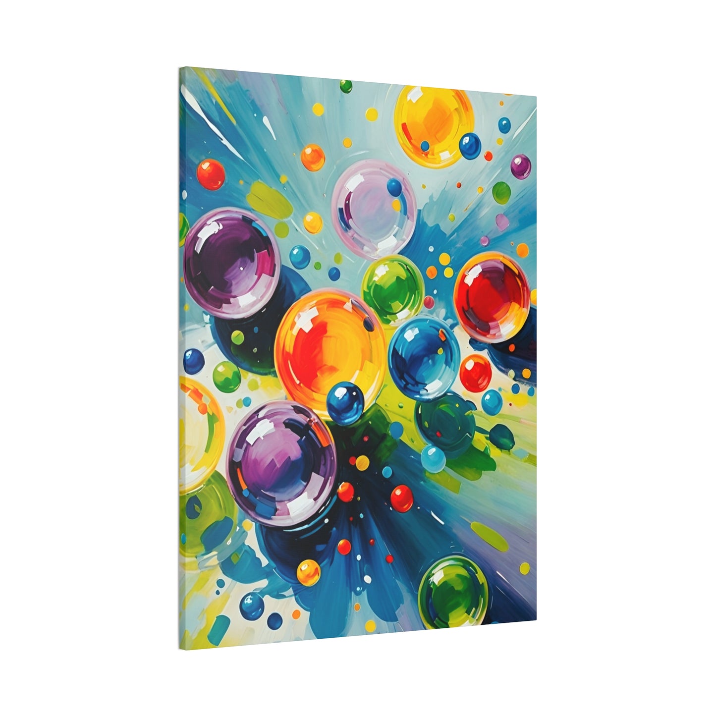 Colored Balls - Canvas Stretched, 0.75"