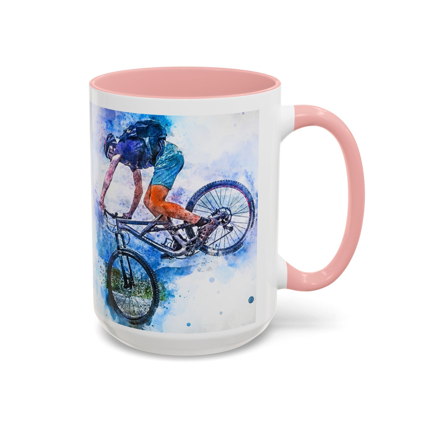 Mountain Bike - Accent Coffee Mug (11, 15oz)