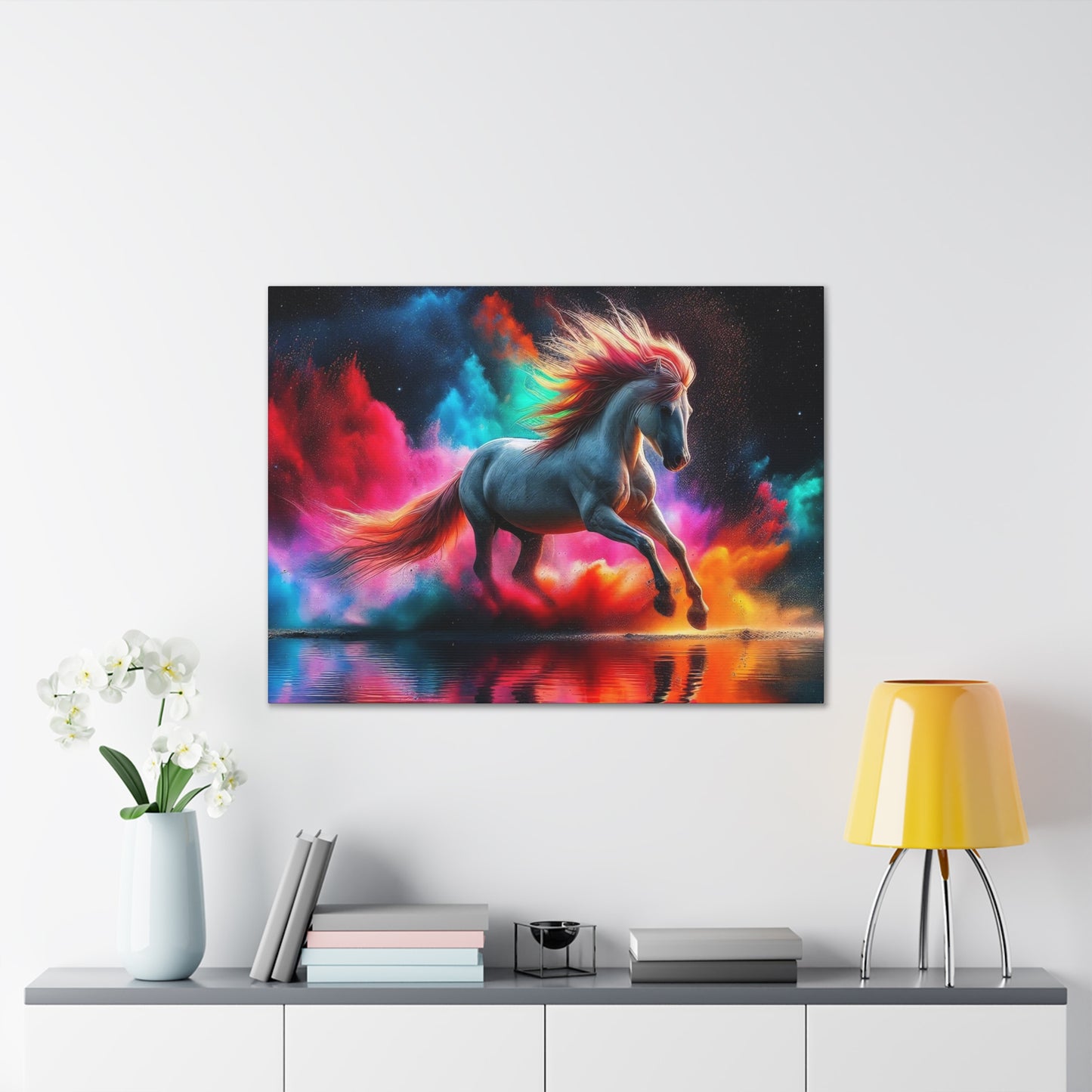 Colorful Horse - Canvas Stretched, 0.75"