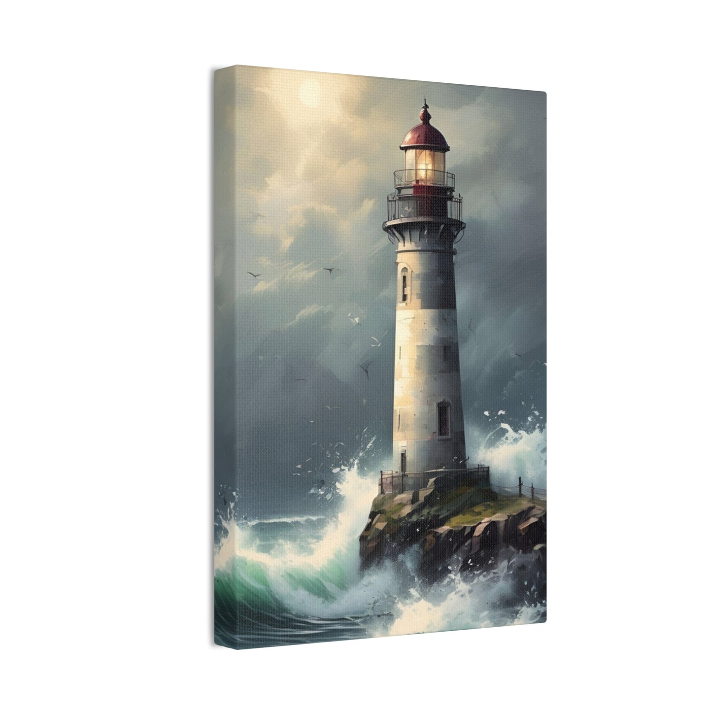 Light House - Canvas Stretched, 0.75"