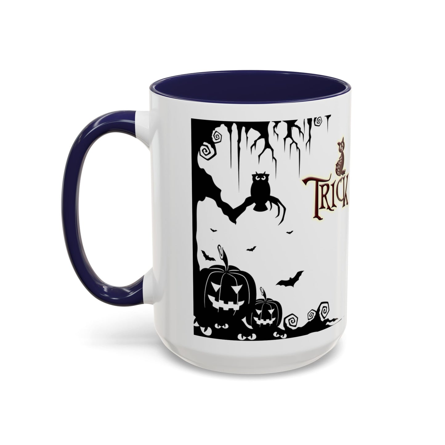 Trick or Treat -Accent Coffee Mug (11, 15oz) - Halloween