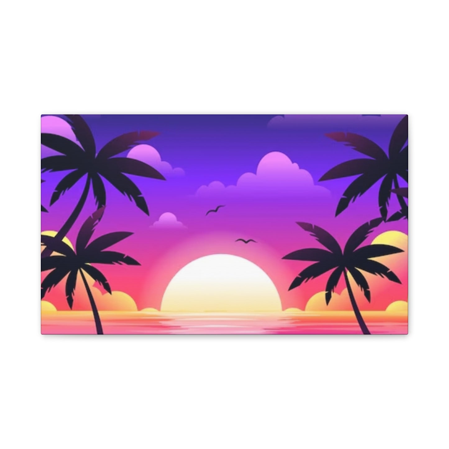 Island Sunset - Canvas Stretched, 0.75"