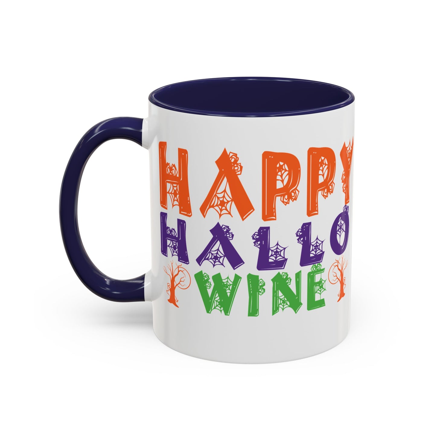 Happy Hallo Wine -Accent Coffee Mug (11, 15oz) - Halloween