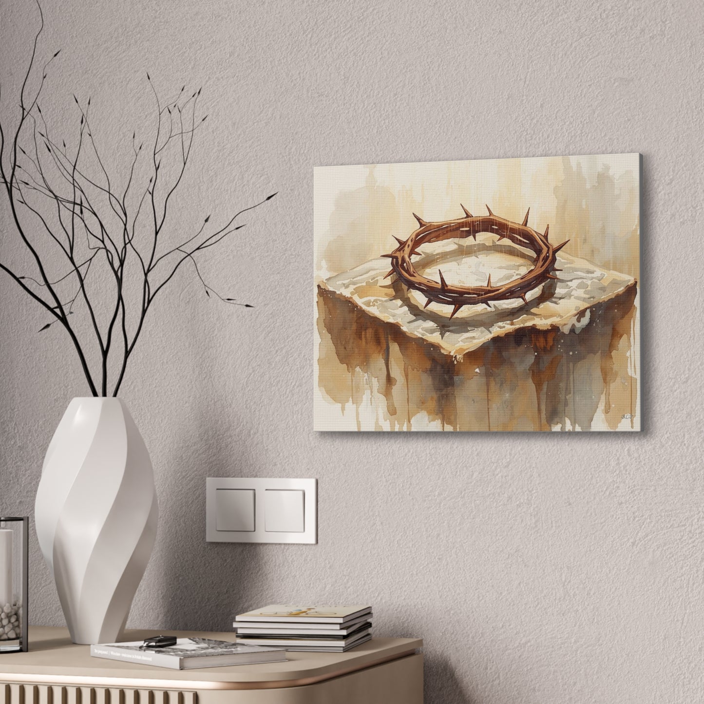 Crown of Thorns - Canvas Stretched, 0.75" - 2026 Wall Art - Religion