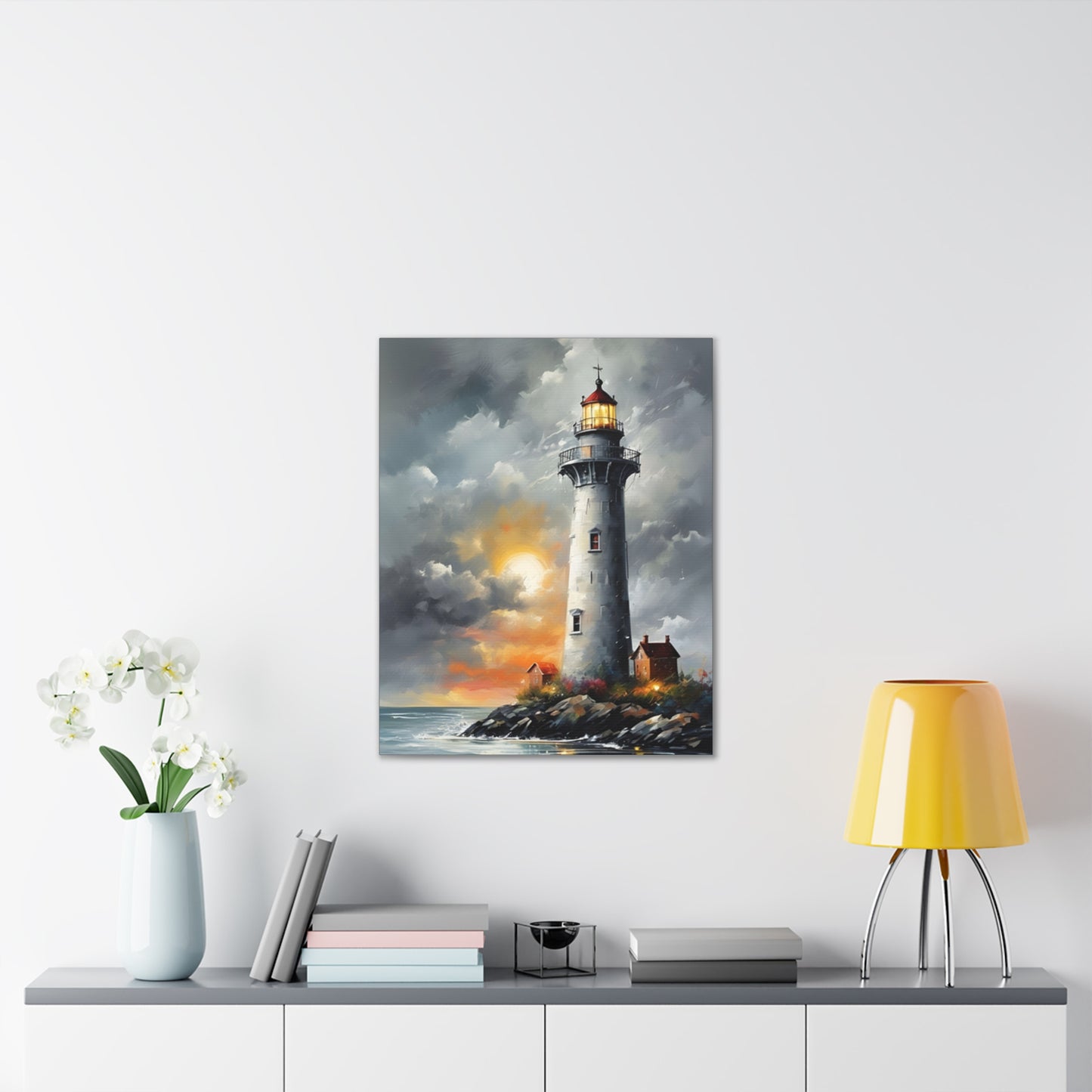 Light House - Canvas -Stretched, 0.75"