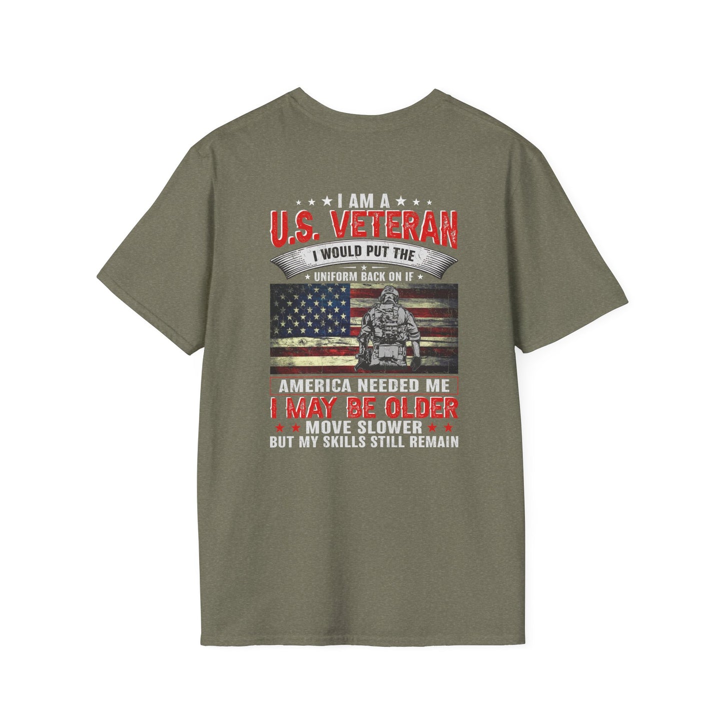 Military - Veteran - Unisex Softstyle T-Shirt