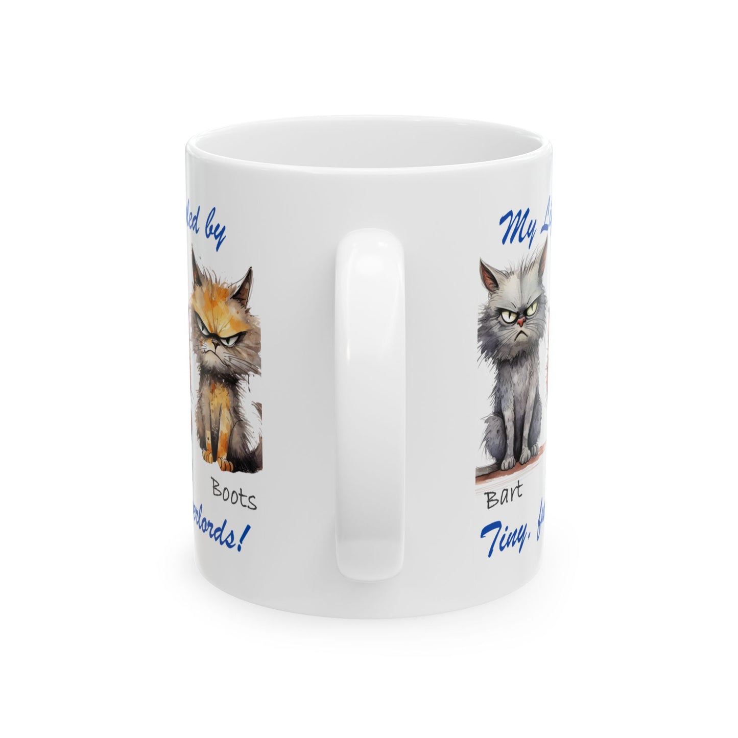 Furry Overlord - Personalized - Ceramic Mug, (11oz, 15oz) - Mother's Day - Father's Day