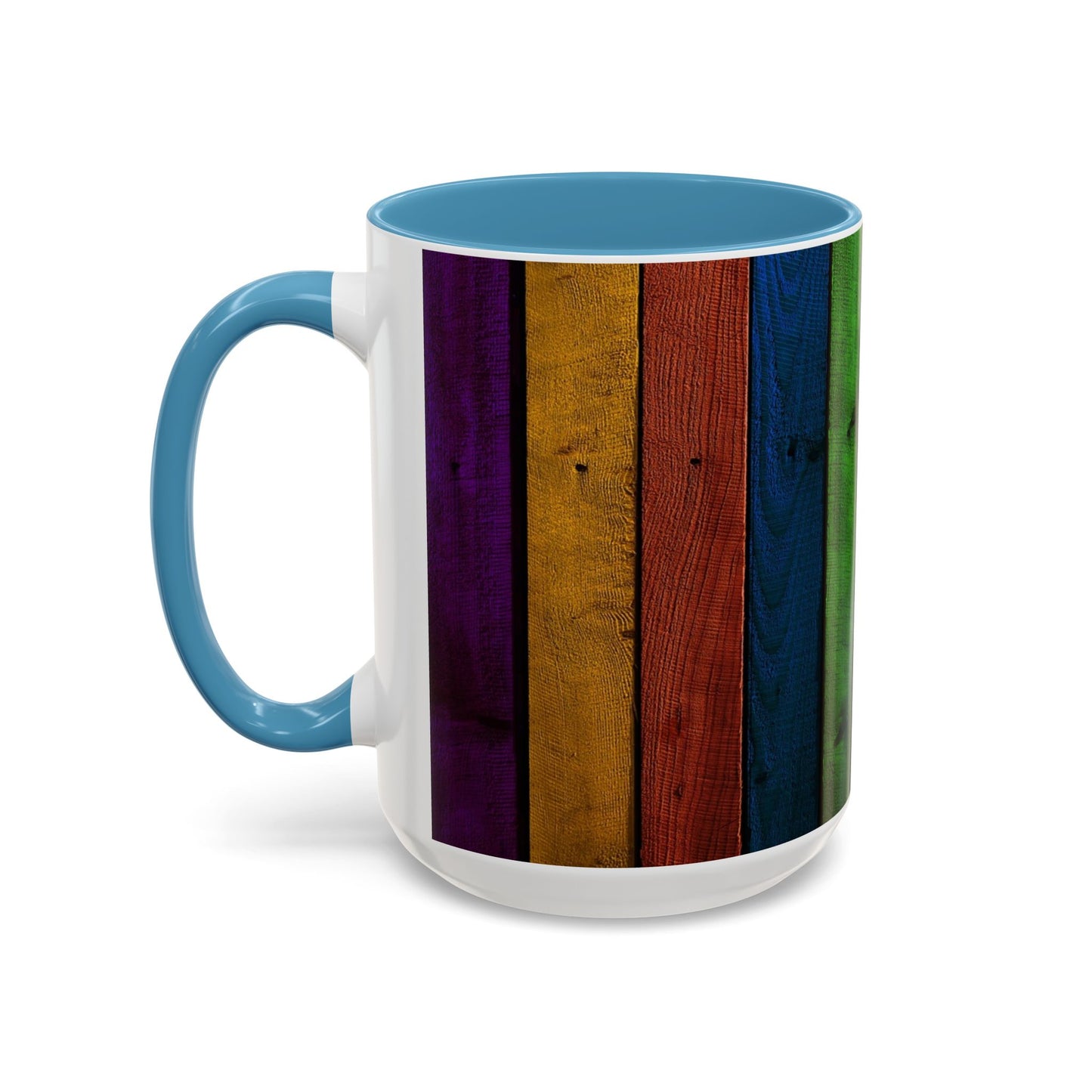 Colored Planks - Accent Coffee Mug (11, 15oz)