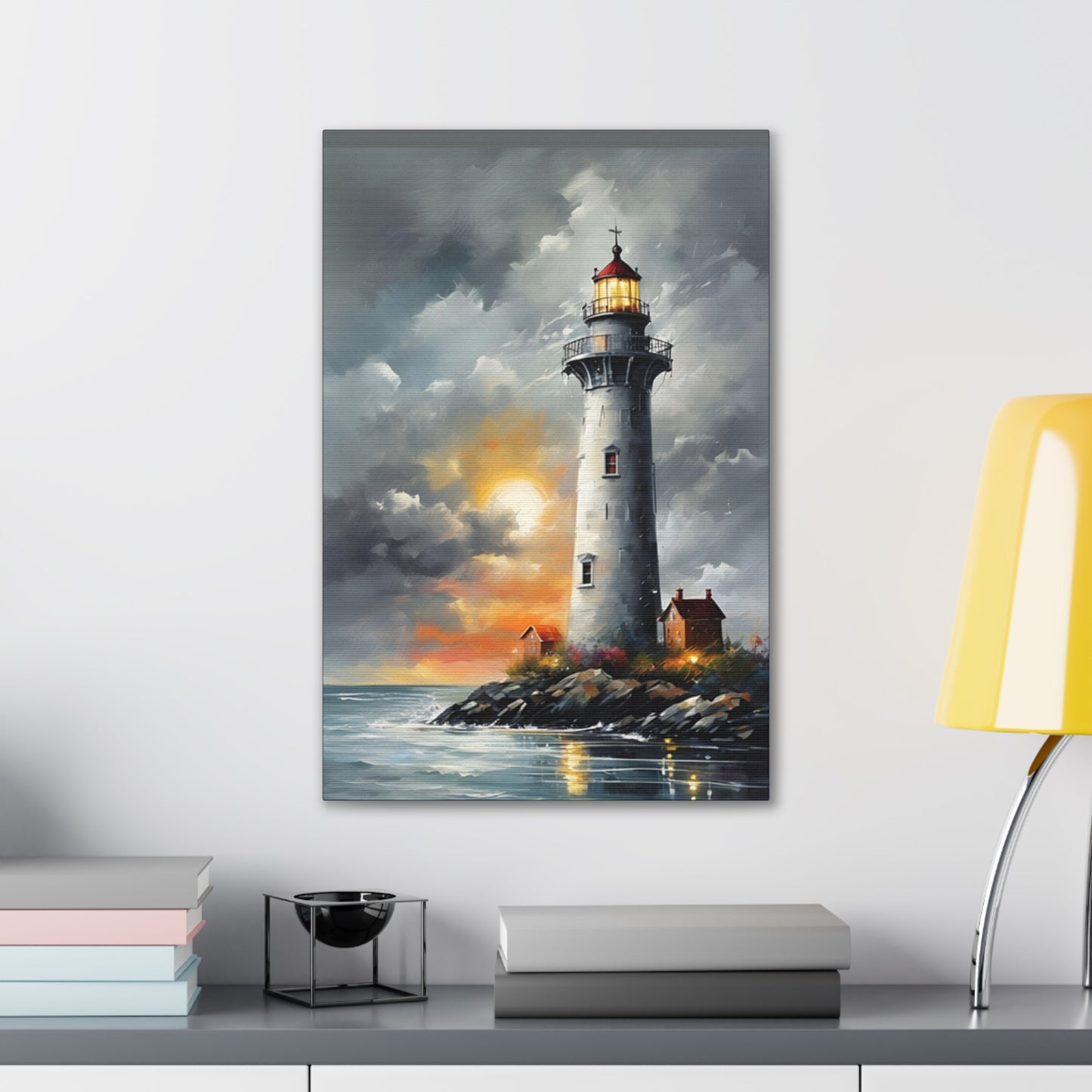 Light House - Canvas -Stretched, 0.75"