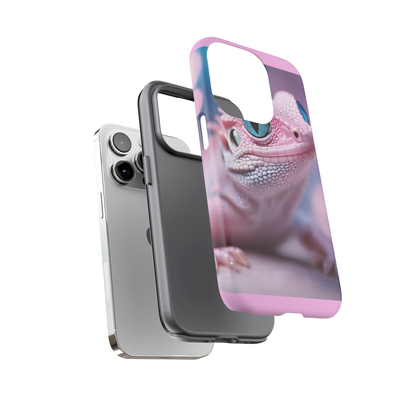 Pink Lizard - Whimsical Phone Cases