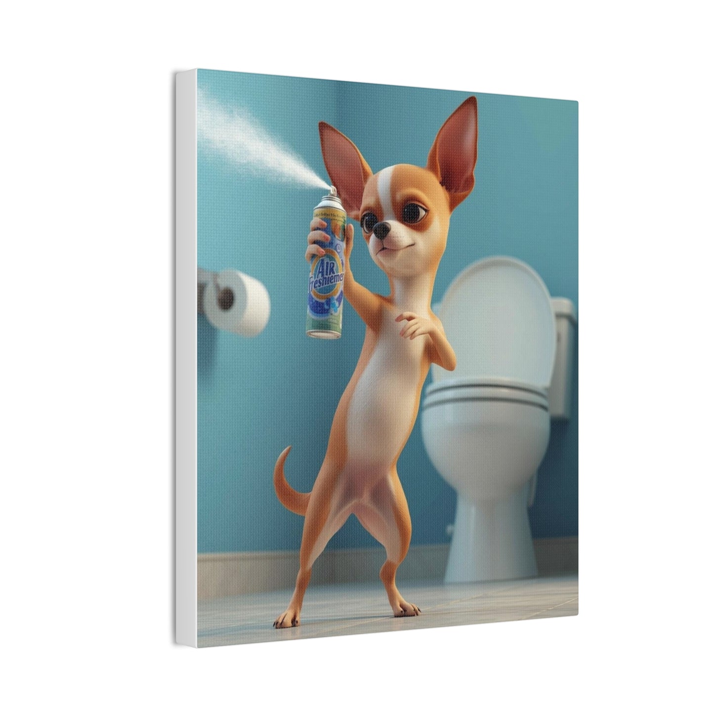 Chihuahua - Canvas Stretched, 0.75" - Wall art 2026 - Bathroom Humor