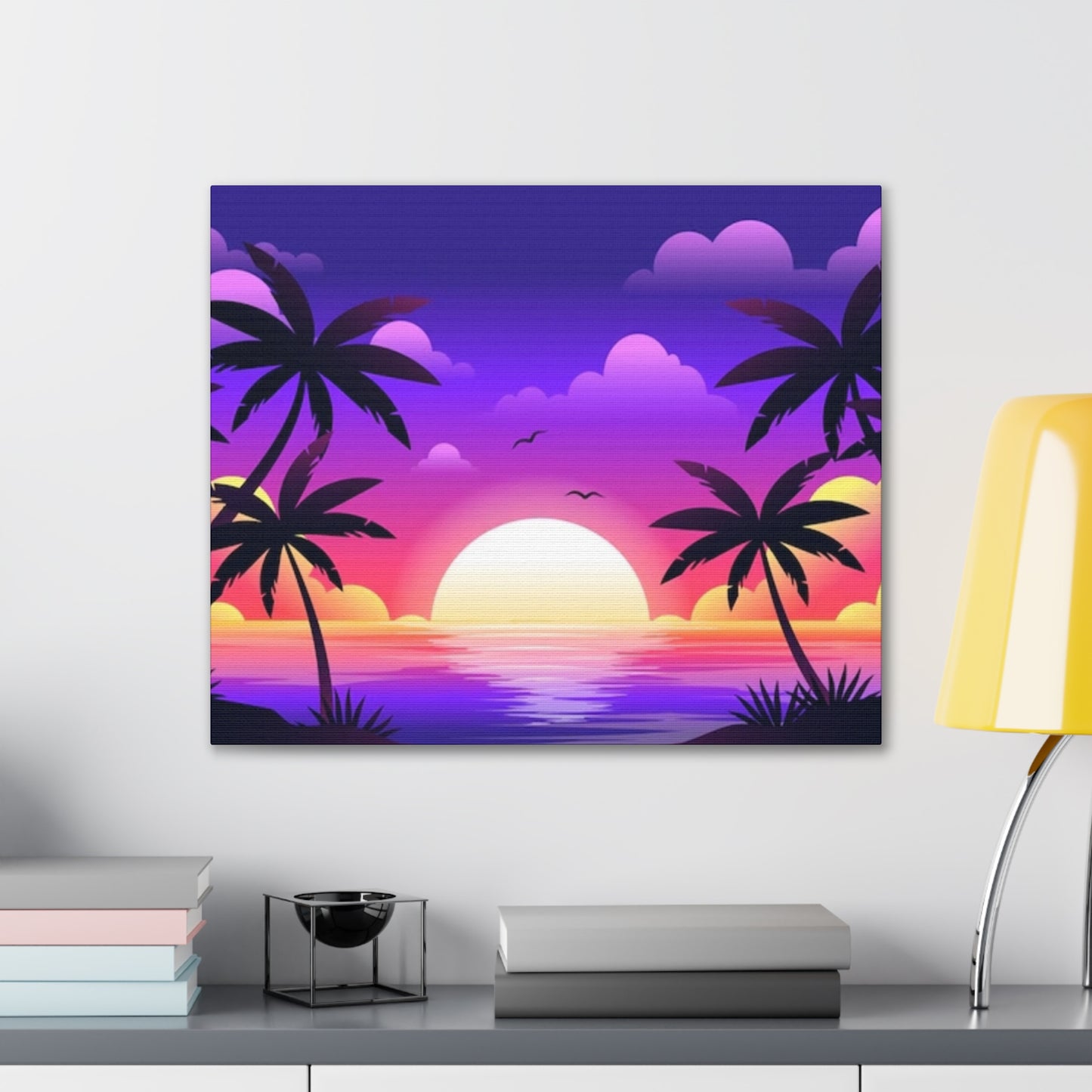 Island Sunset - Canvas Stretched, 0.75"