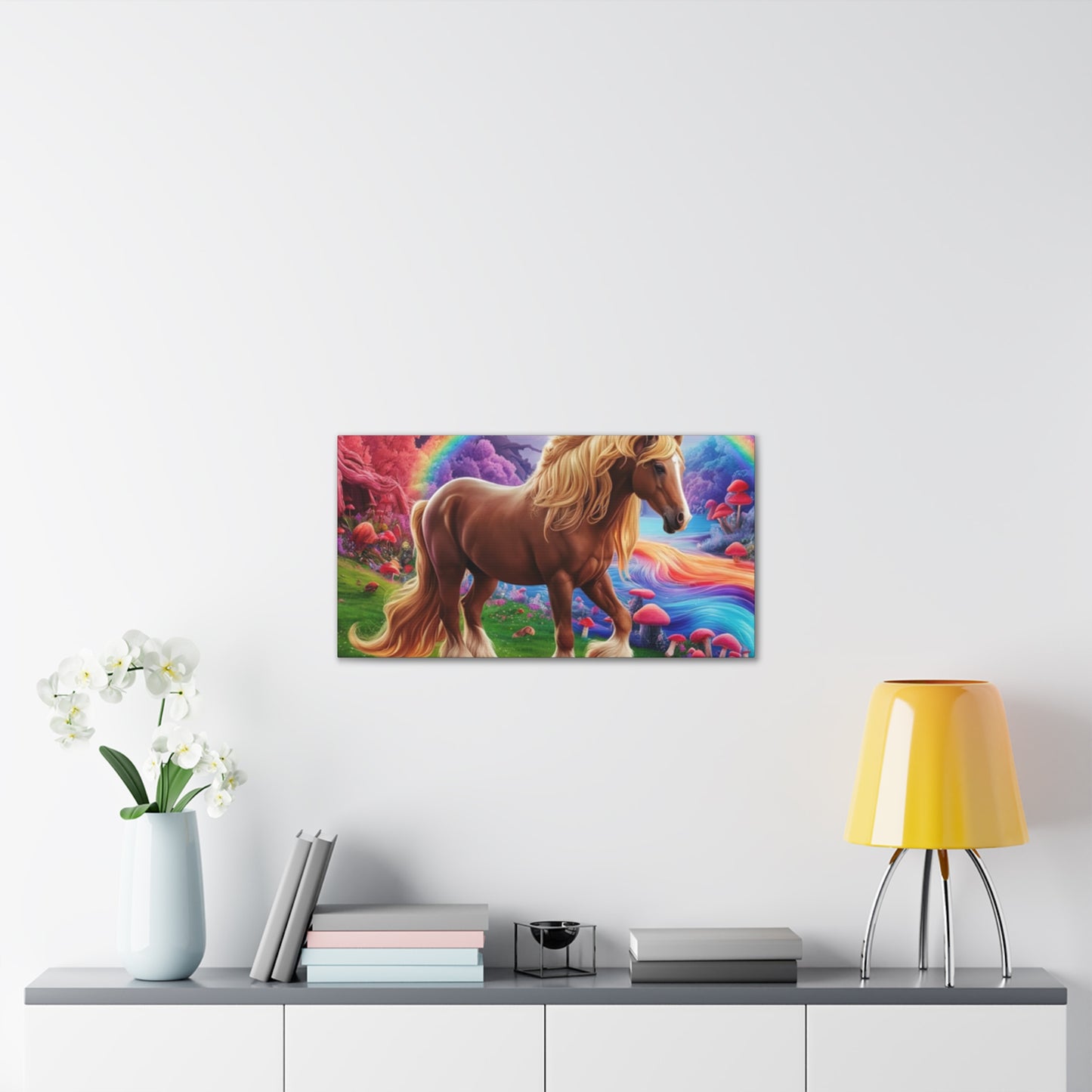 Colorful Horse - Canvas Stretched, 0.75"