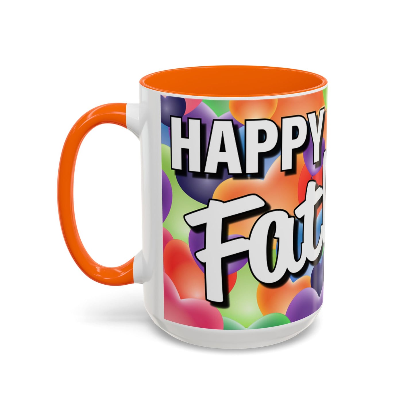 Happy Father's Day - Accent Coffee Mug (11, 15oz) - Father's Day