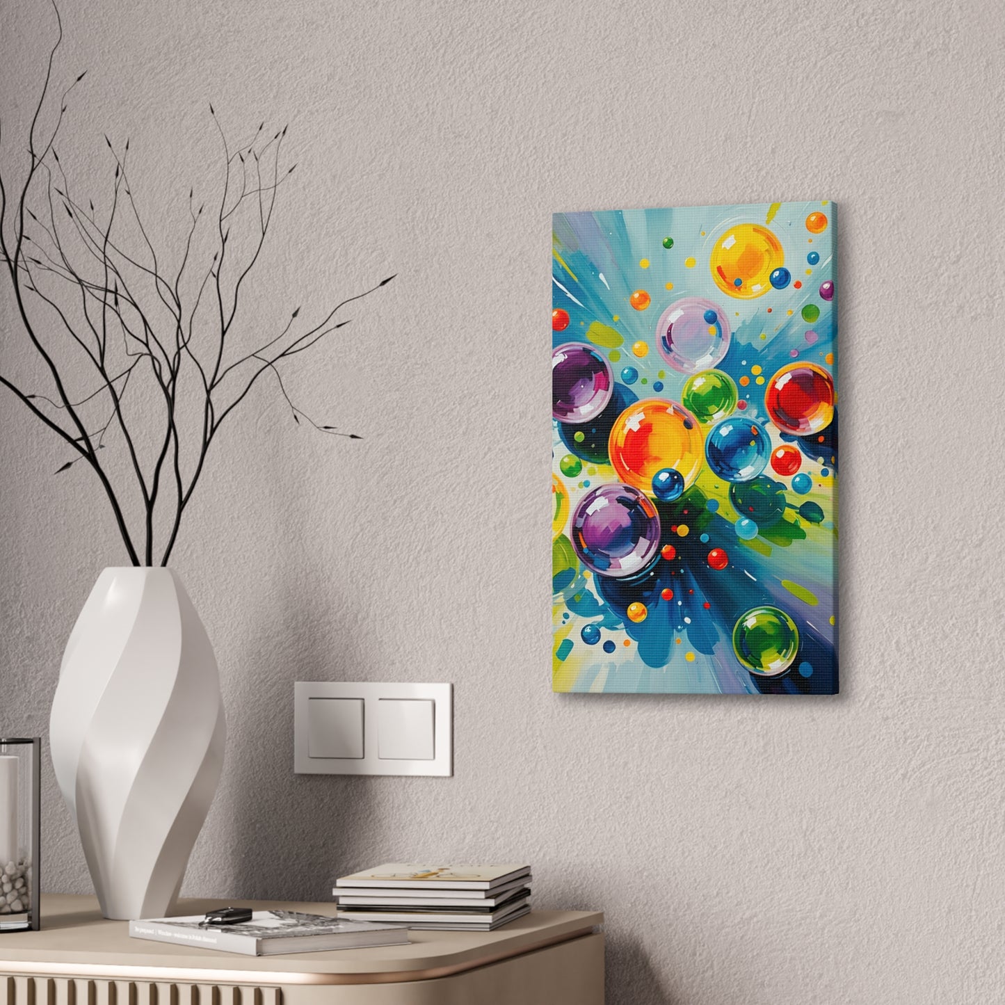 Colored Balls - Canvas Stretched, 0.75"