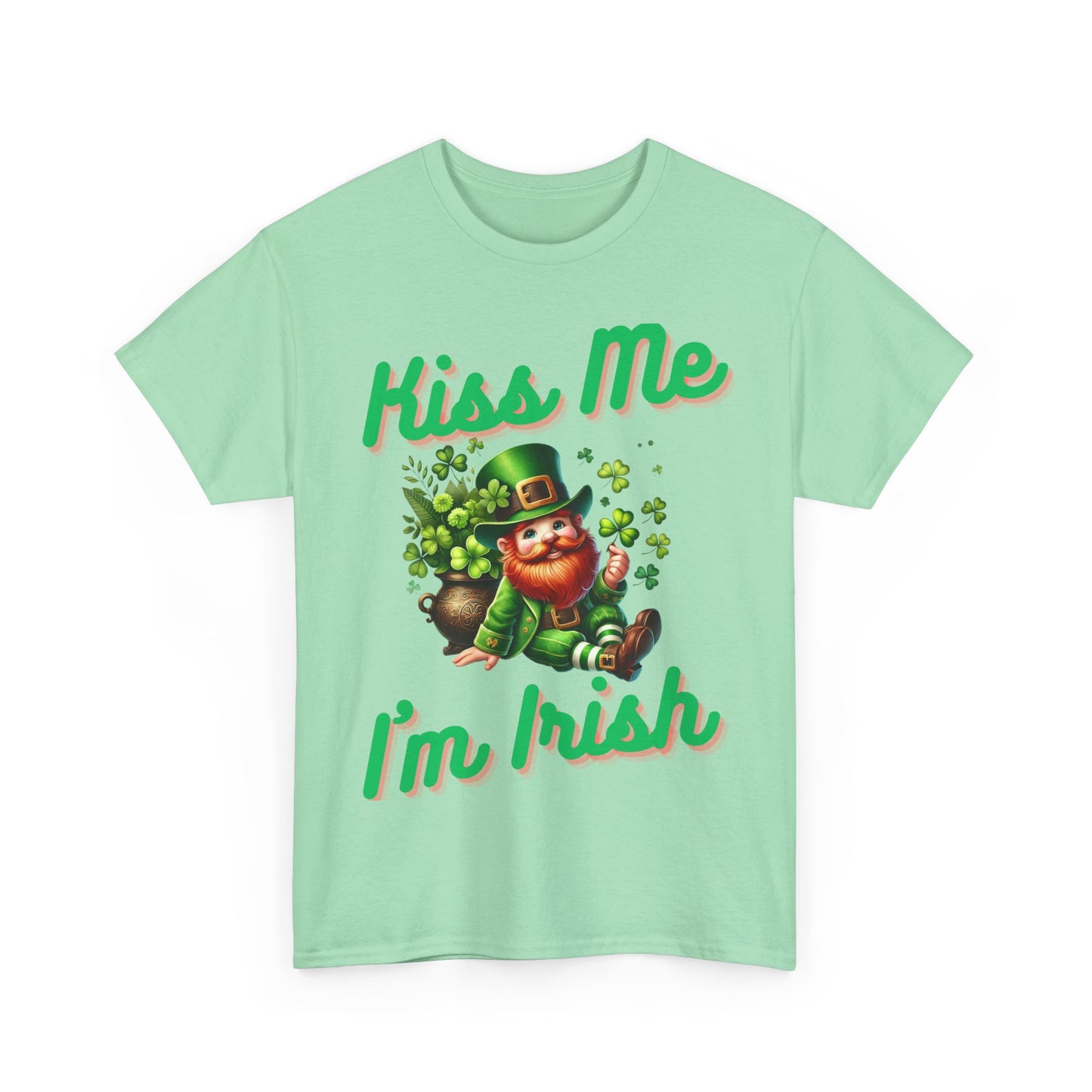 Kiss Me I'm Irish - Unisex Heavy Cotton Tee - St. Patrick's Day - T-Shirts