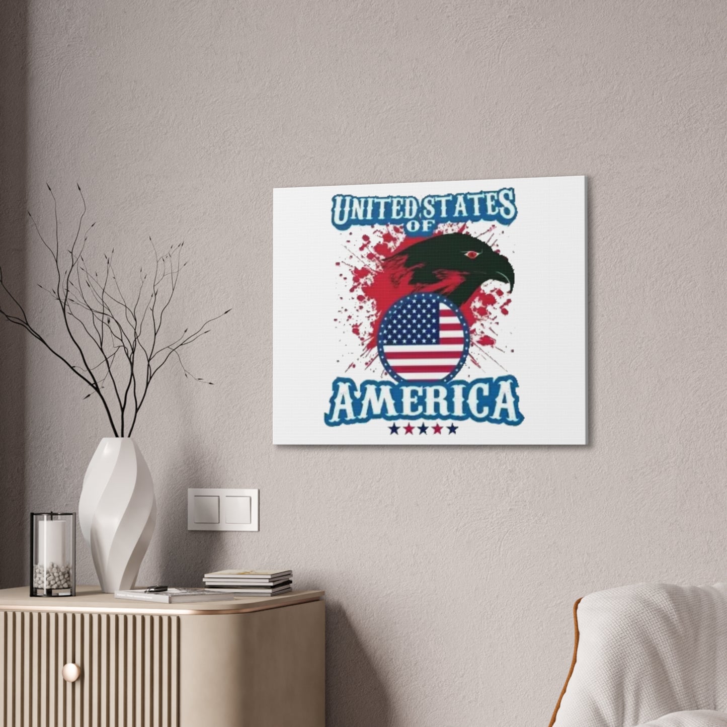 United States of America - Canvas Stretched, 0.75"