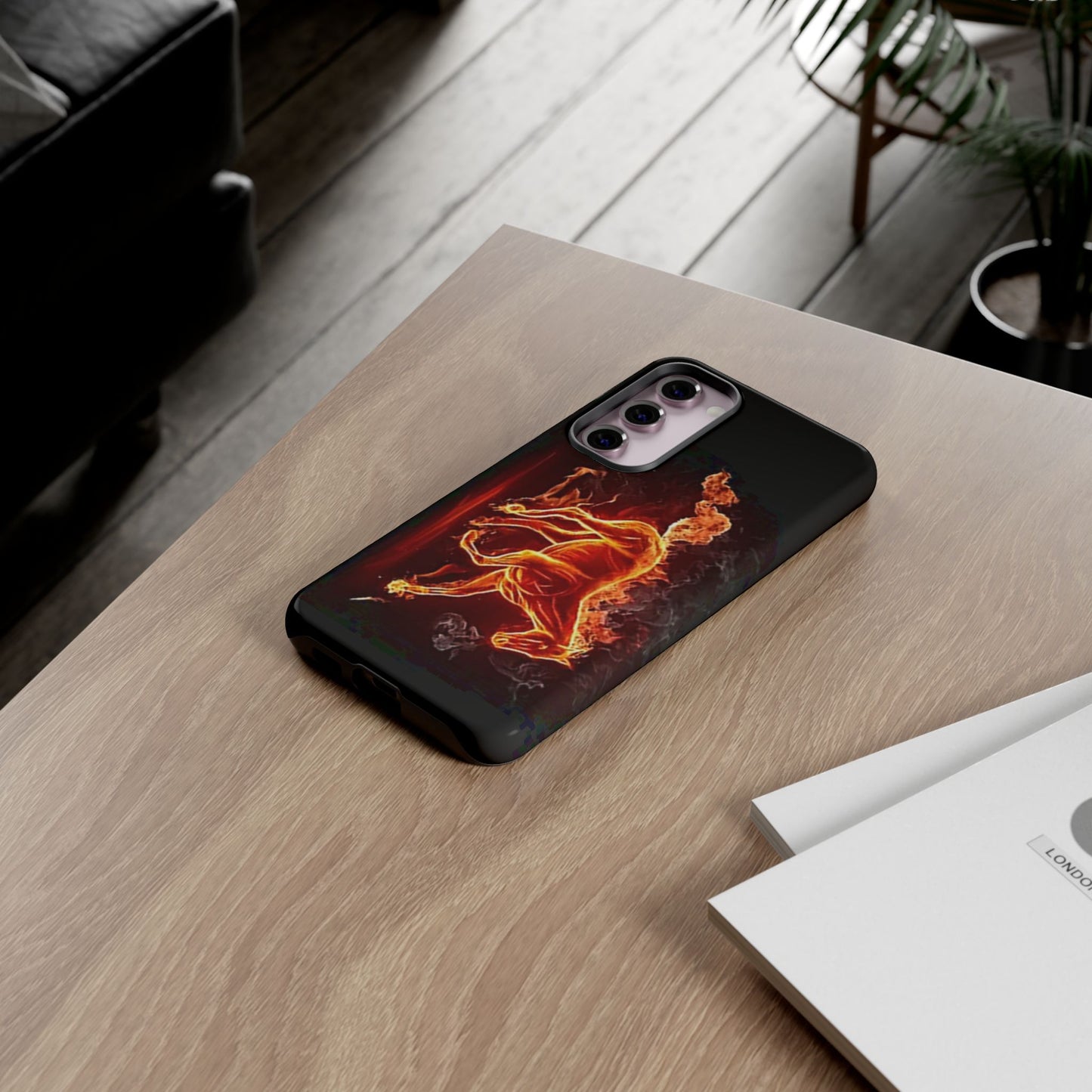 Burning Horse - Whimsical Phone Cases