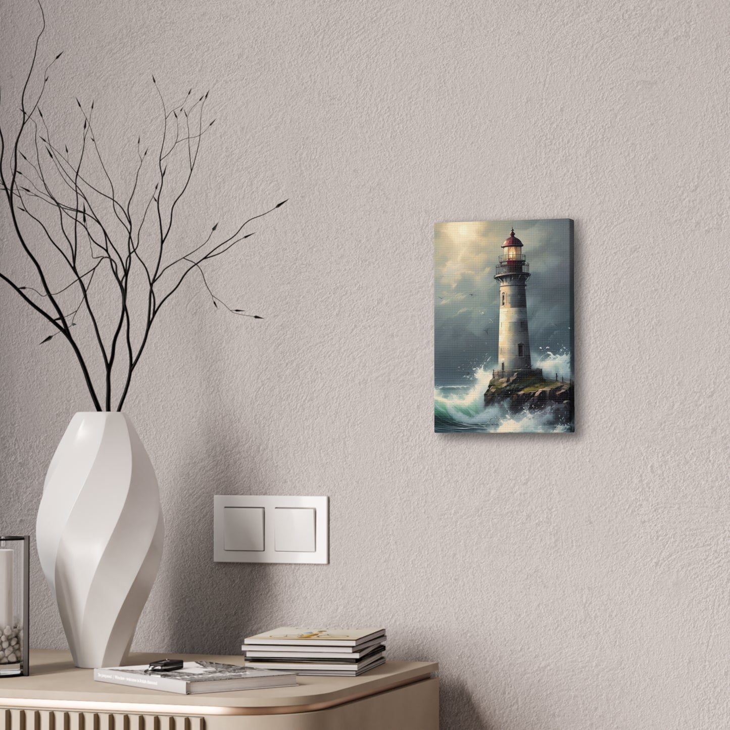 Light House - Canvas Stretched, 0.75"