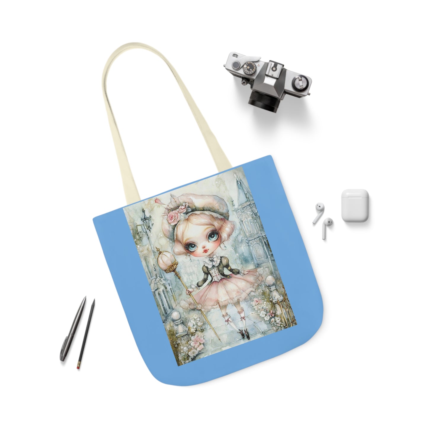 Tiny Dancer - Canvas Tote Bag, 5-Color Straps