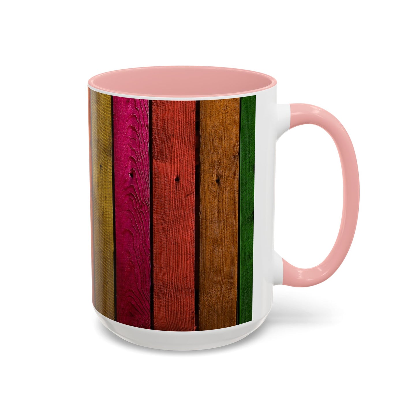 Colored Planks - Accent Coffee Mug (11, 15oz)